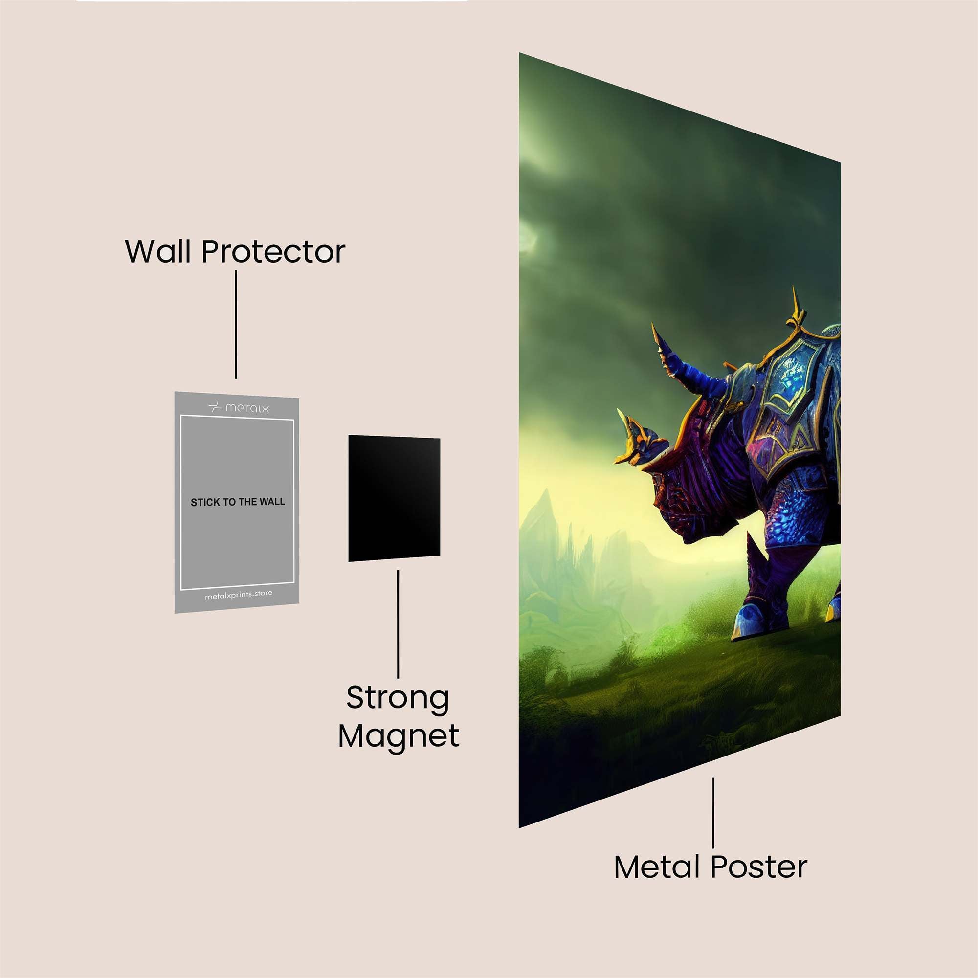 Lion Majesty Safe Wall Magnetic / M