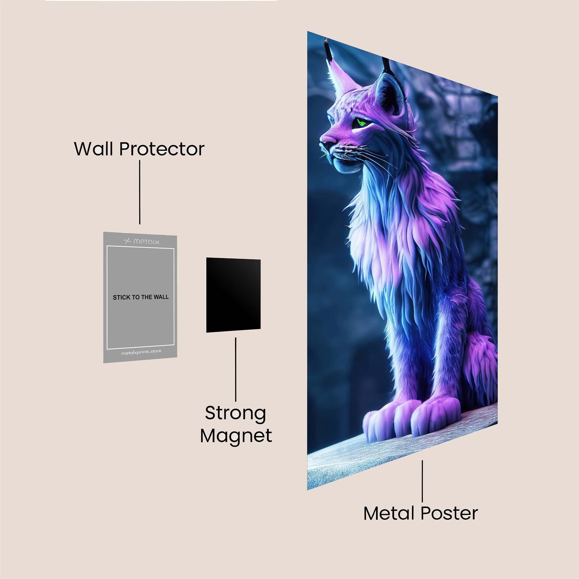 Lynx Luminous Safe Wall Magnetic / M