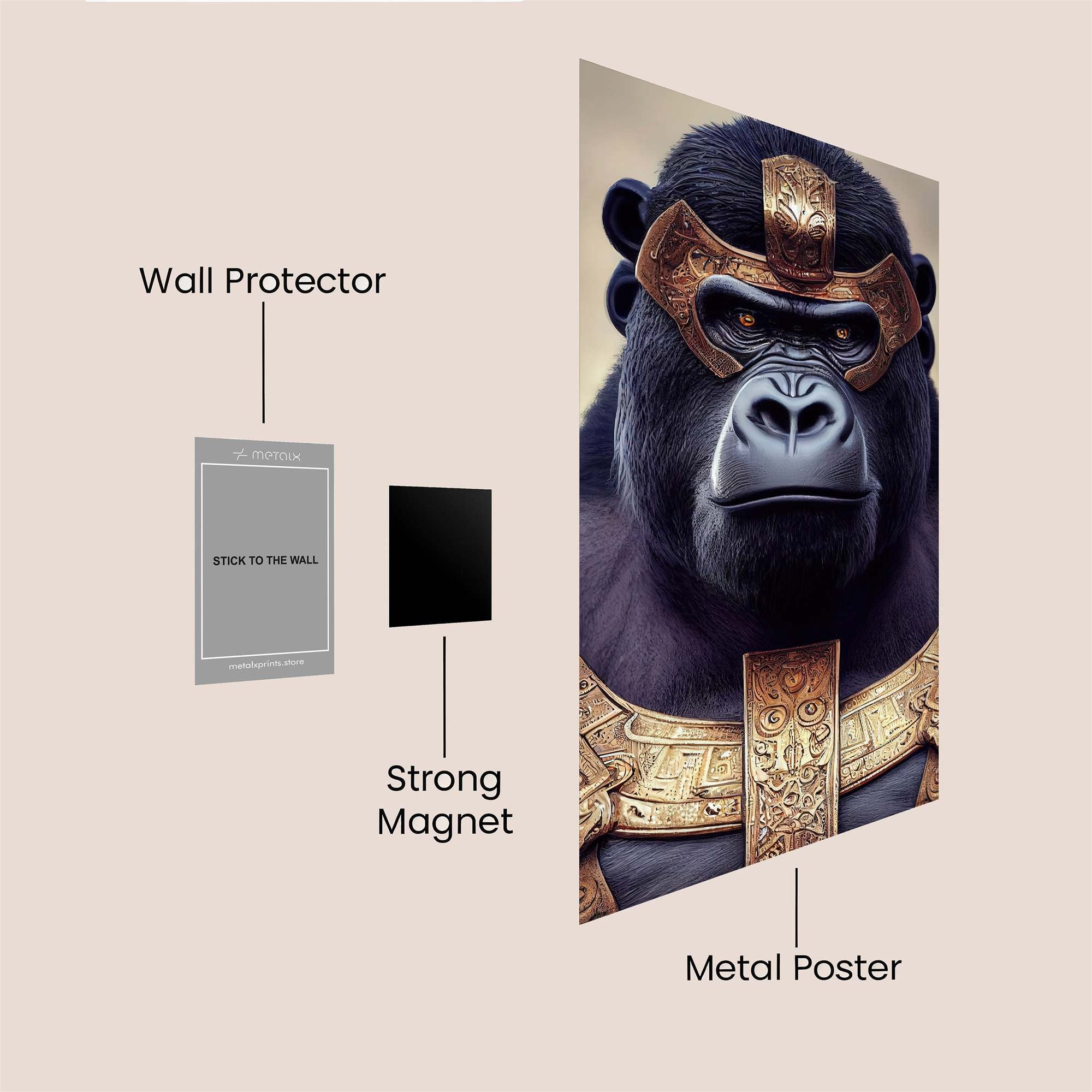 Pharaoh Regal Safe Wall Magnetic / M