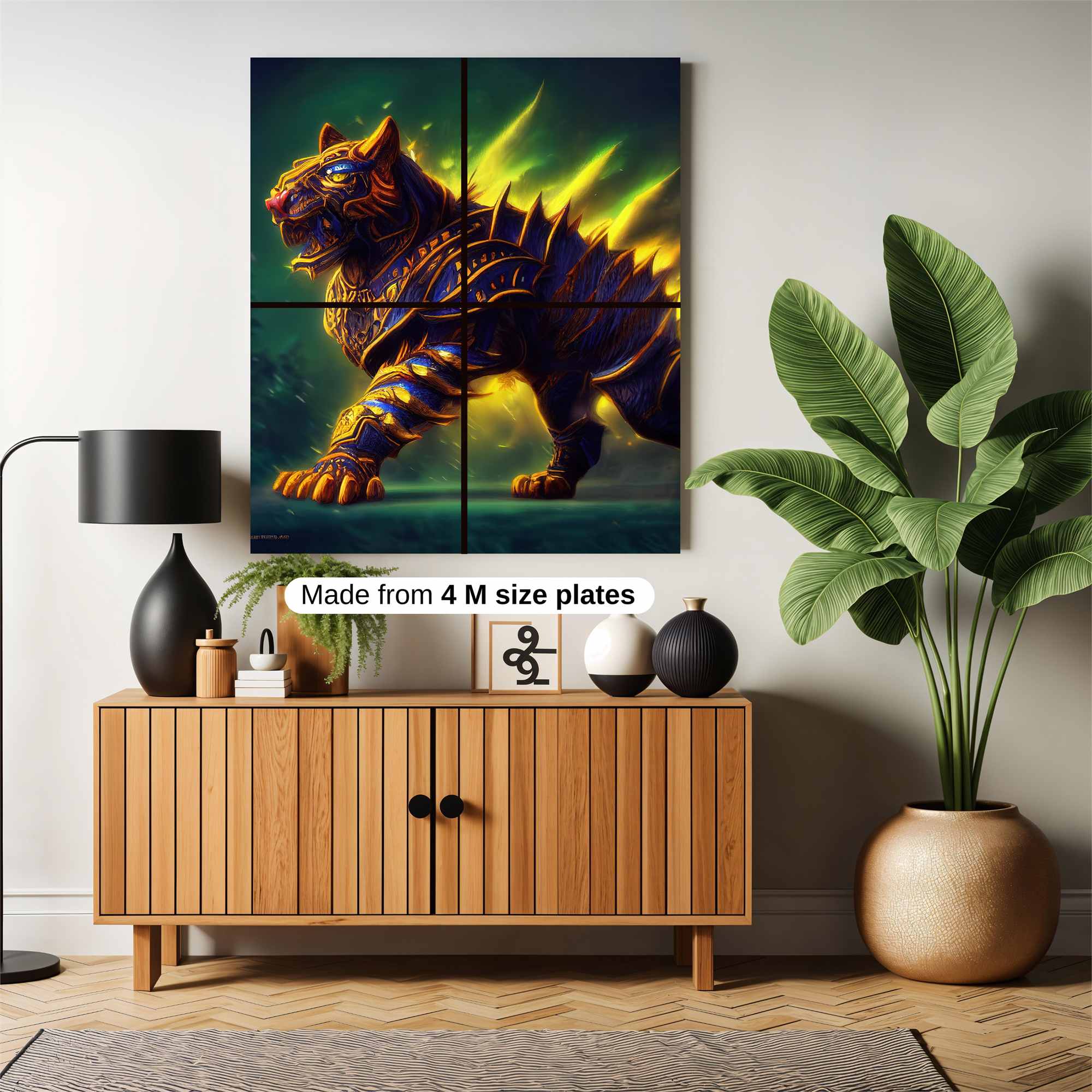 Tiger Majesty Safe Wall Magnetic / M