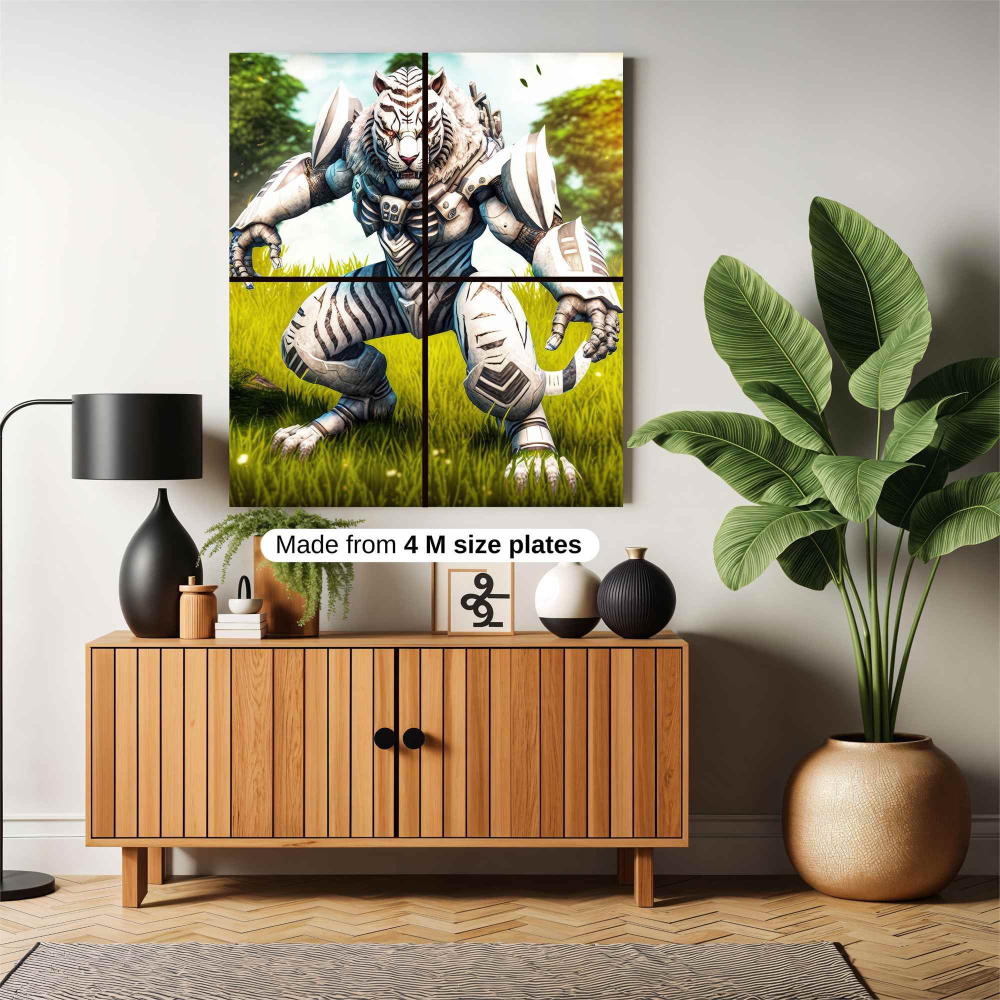 Tiger Fury Safe Wall Magnetic / M