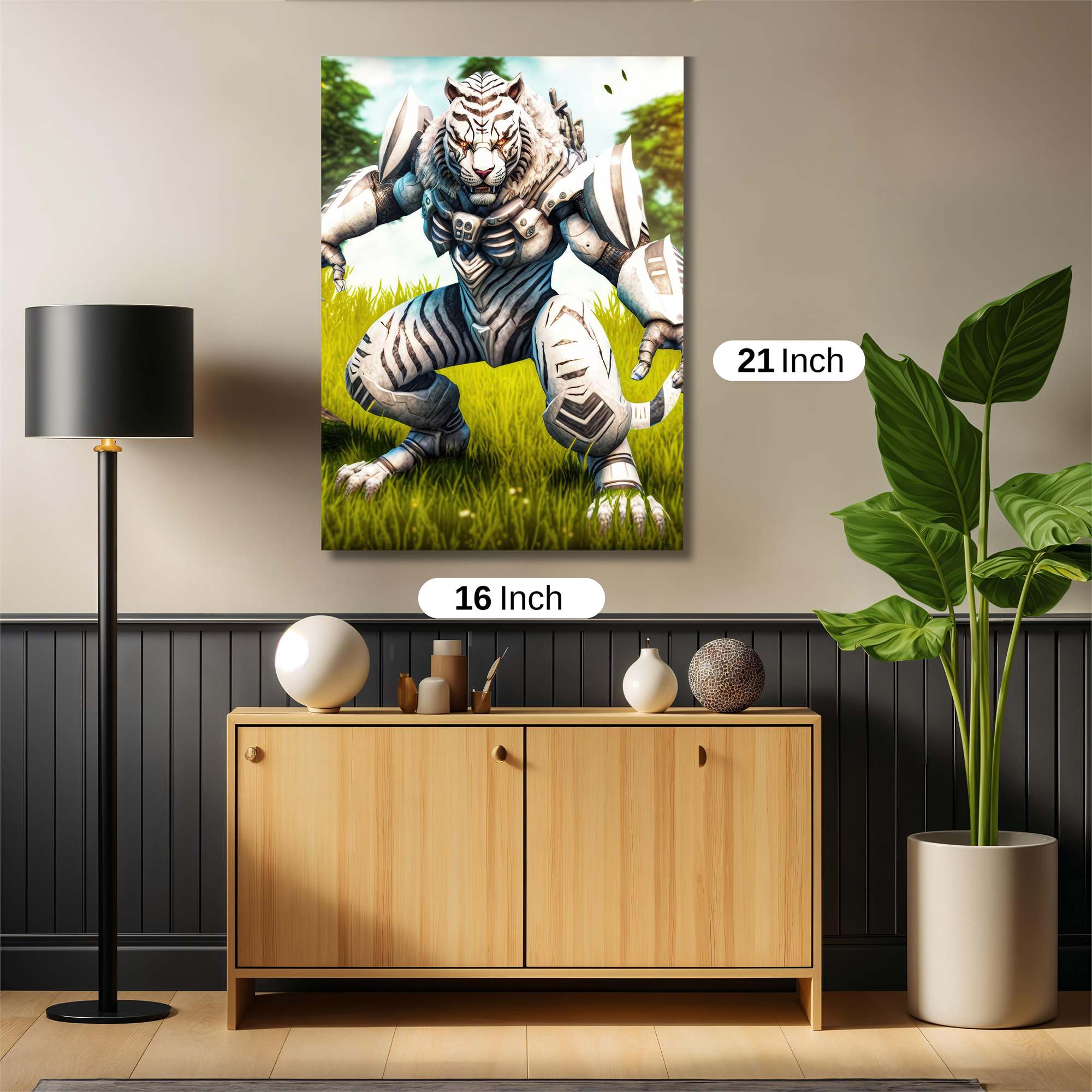 Tiger Fury Safe Wall Magnetic / M