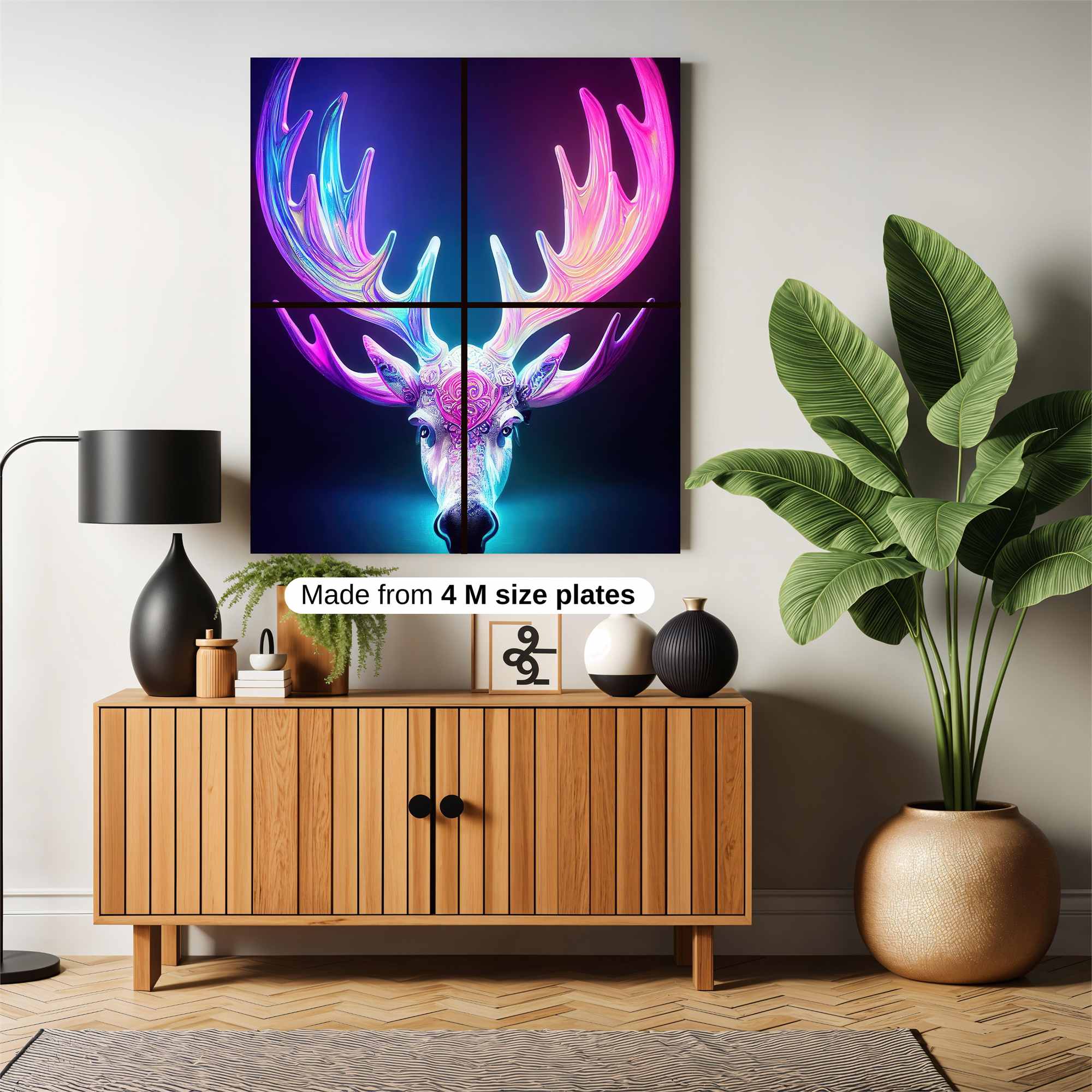 Neon Stag Safe Wall Magnetic / M