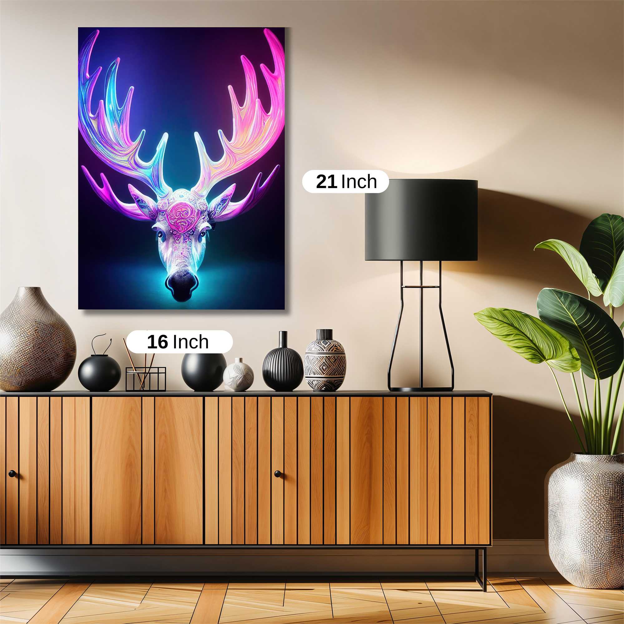 Neon Stag Safe Wall Magnetic / M