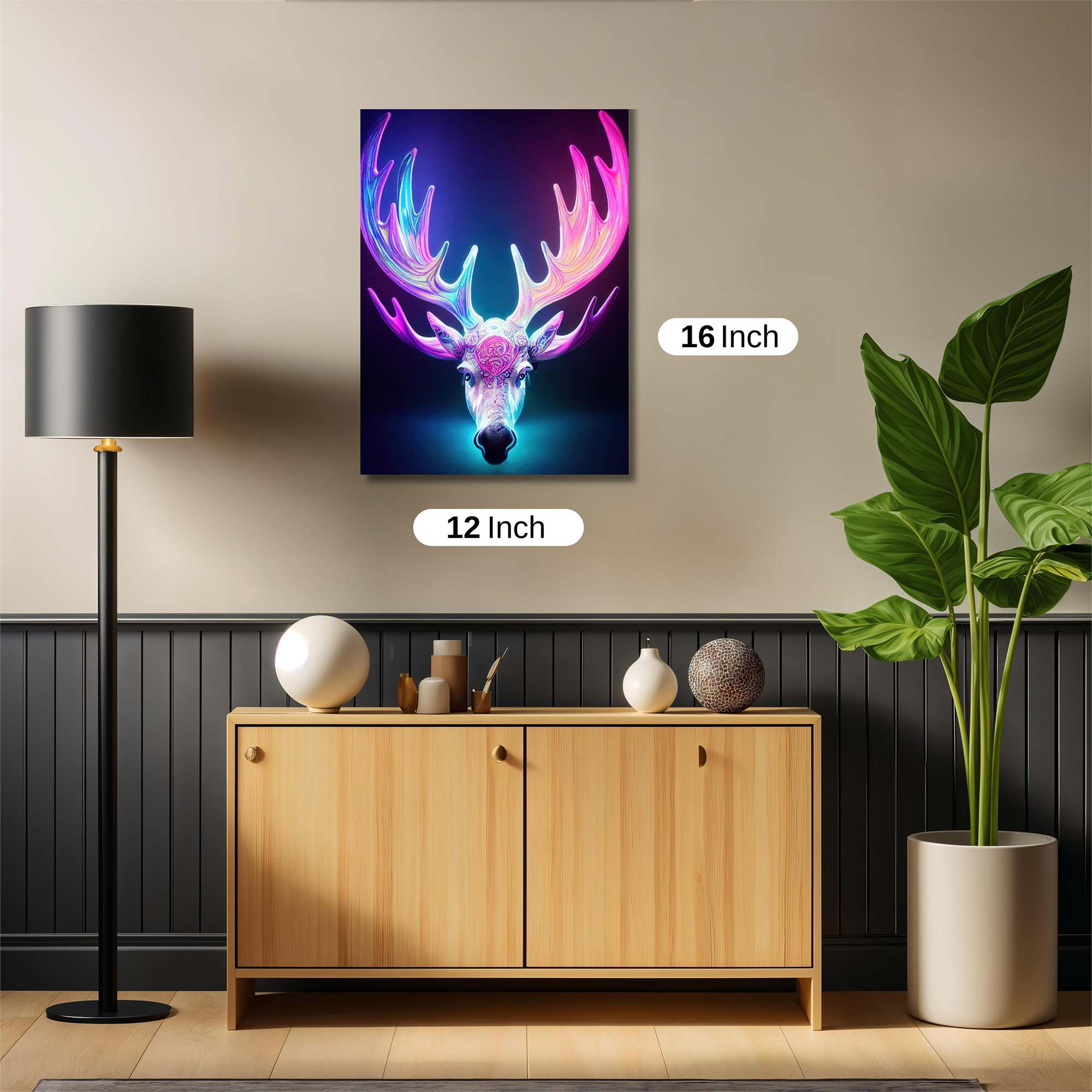 Neon Stag Safe Wall Magnetic / M