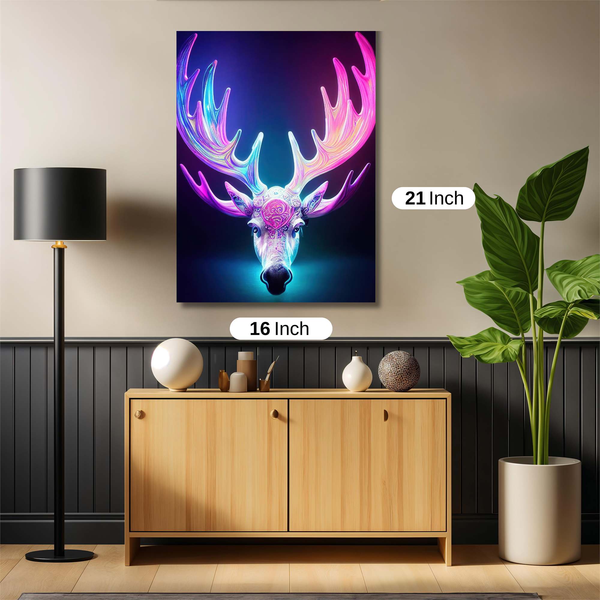 Neon Stag Safe Wall Magnetic / M
