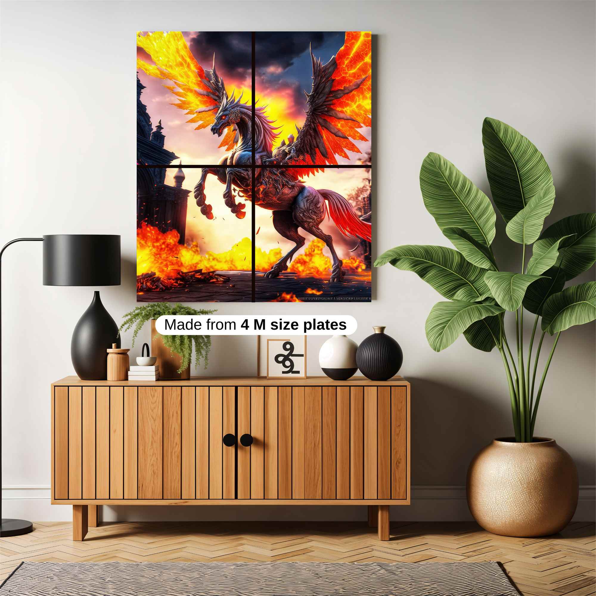 Phoenix Blaze Safe Wall Magnetic / M