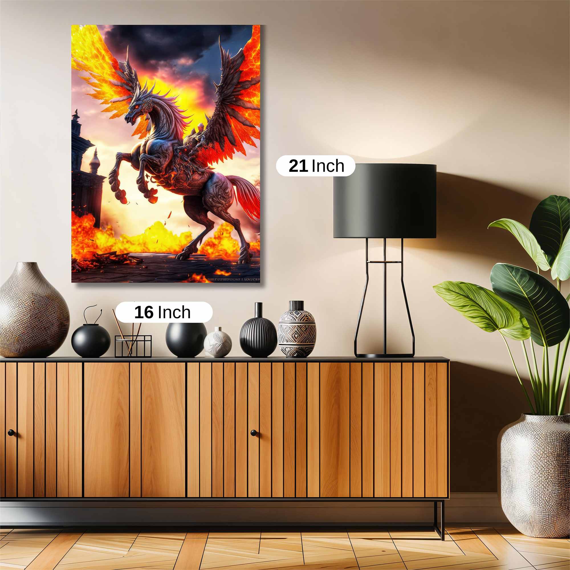 Phoenix Blaze Safe Wall Magnetic / M