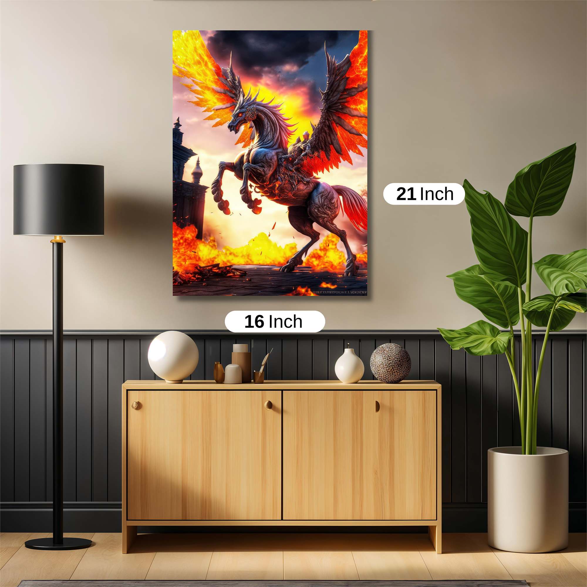 Phoenix Blaze Safe Wall Magnetic / M