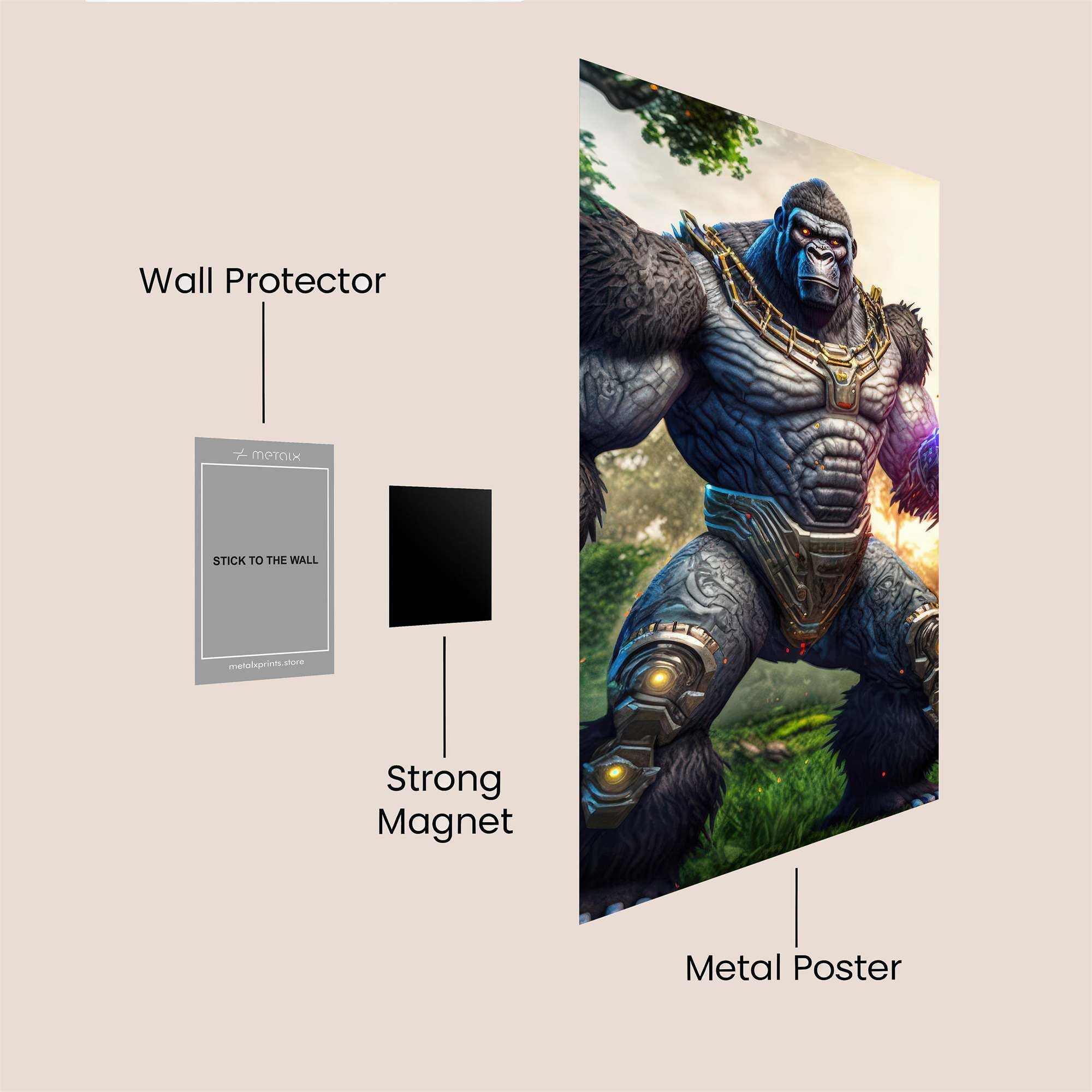Gorilla Sovereign Safe Wall Magnetic / M
