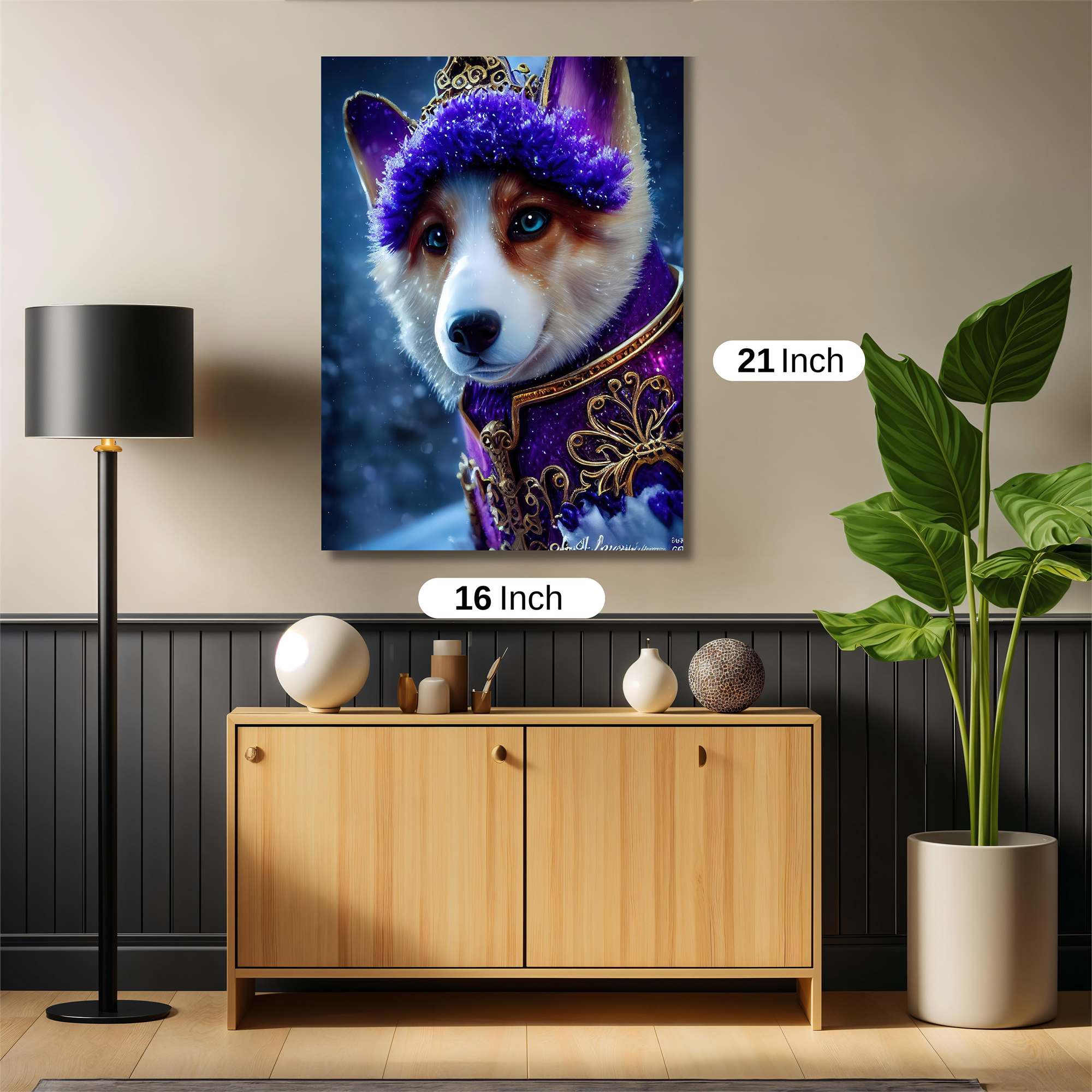 Corgi Royalty Safe Wall Magnetic / M