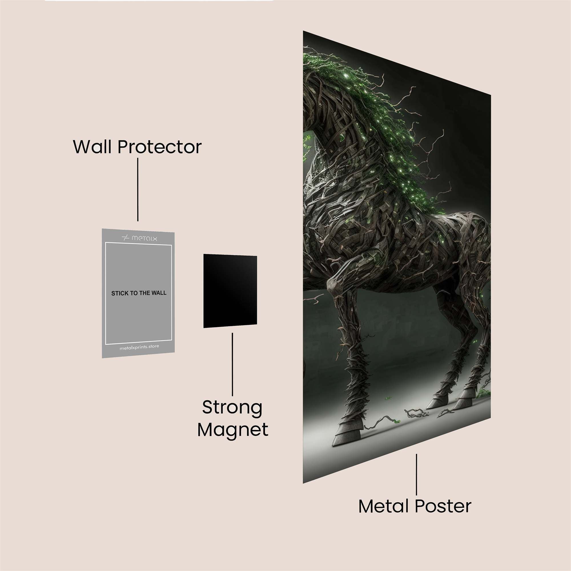 Feline Enigma Safe Wall Magnetic / M