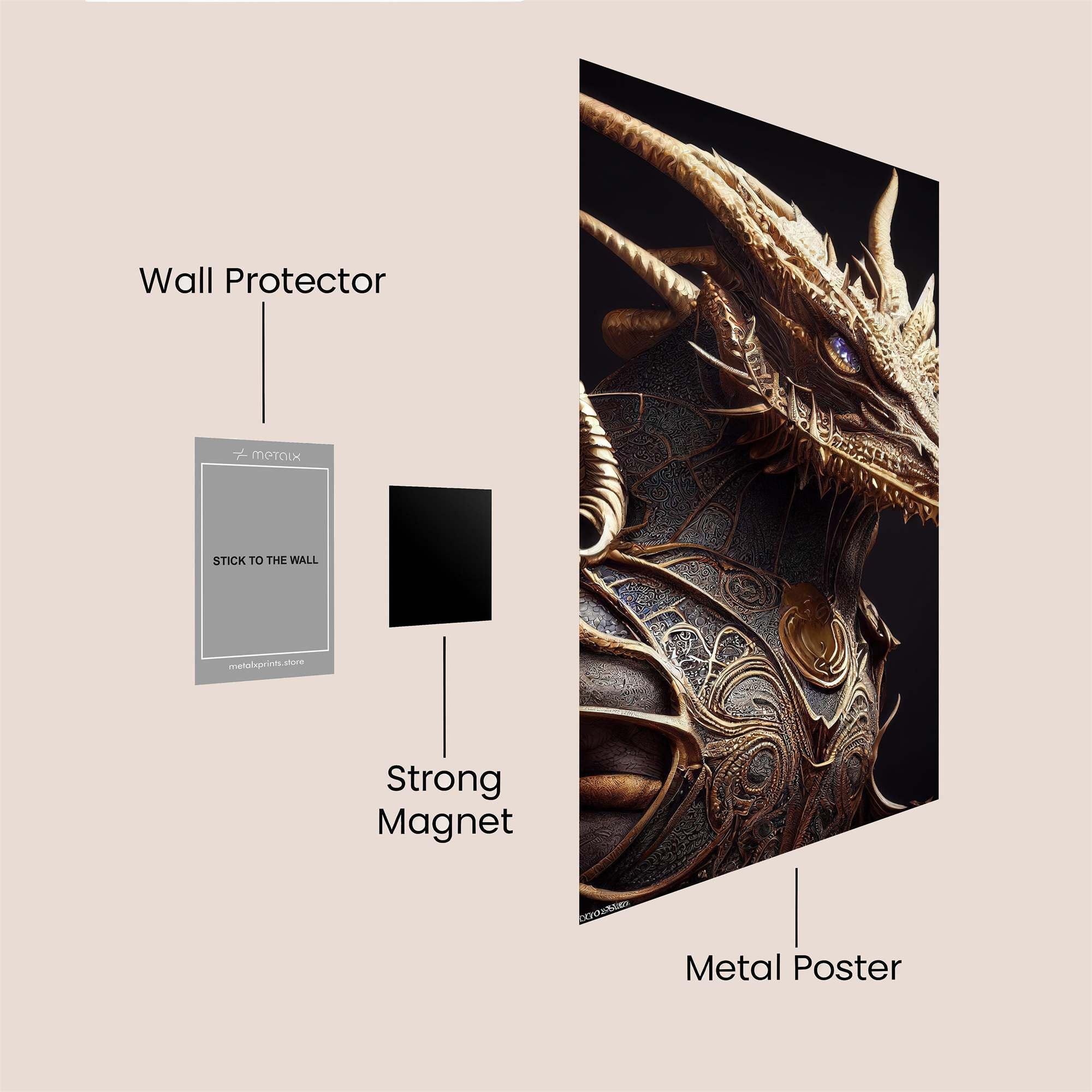 Feline Enigma Safe Wall Magnetic / M