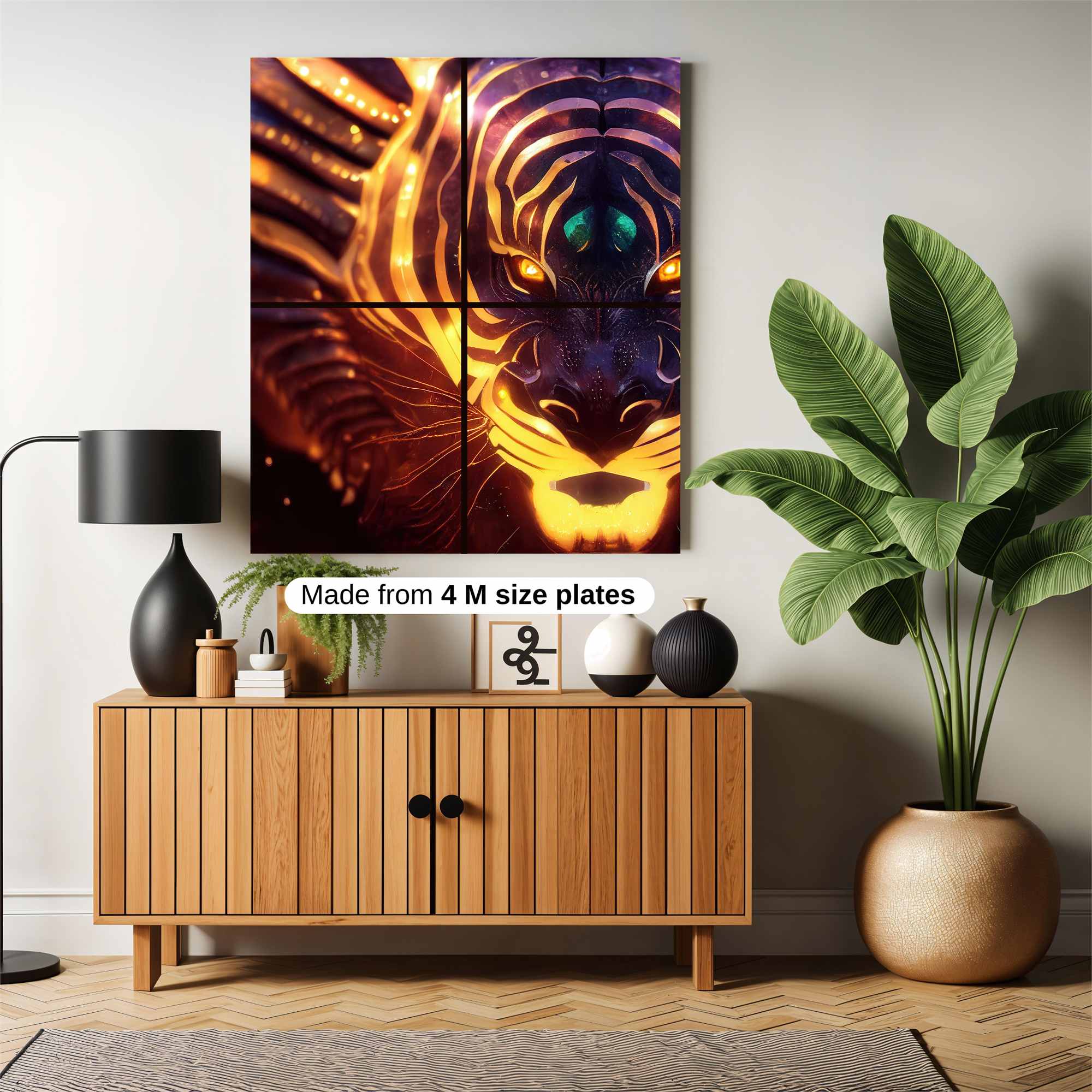 Tiger Blaze Safe Wall Magnetic / M