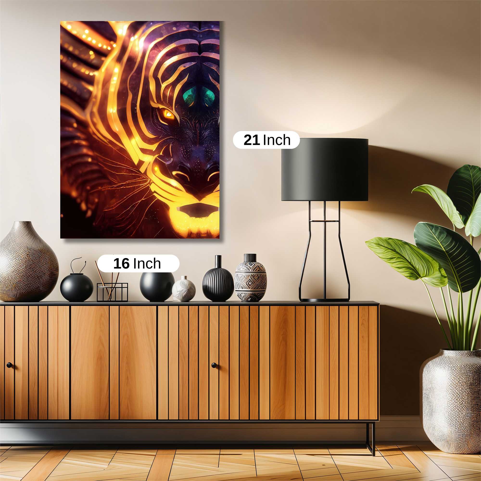 Tiger Blaze Safe Wall Magnetic / M