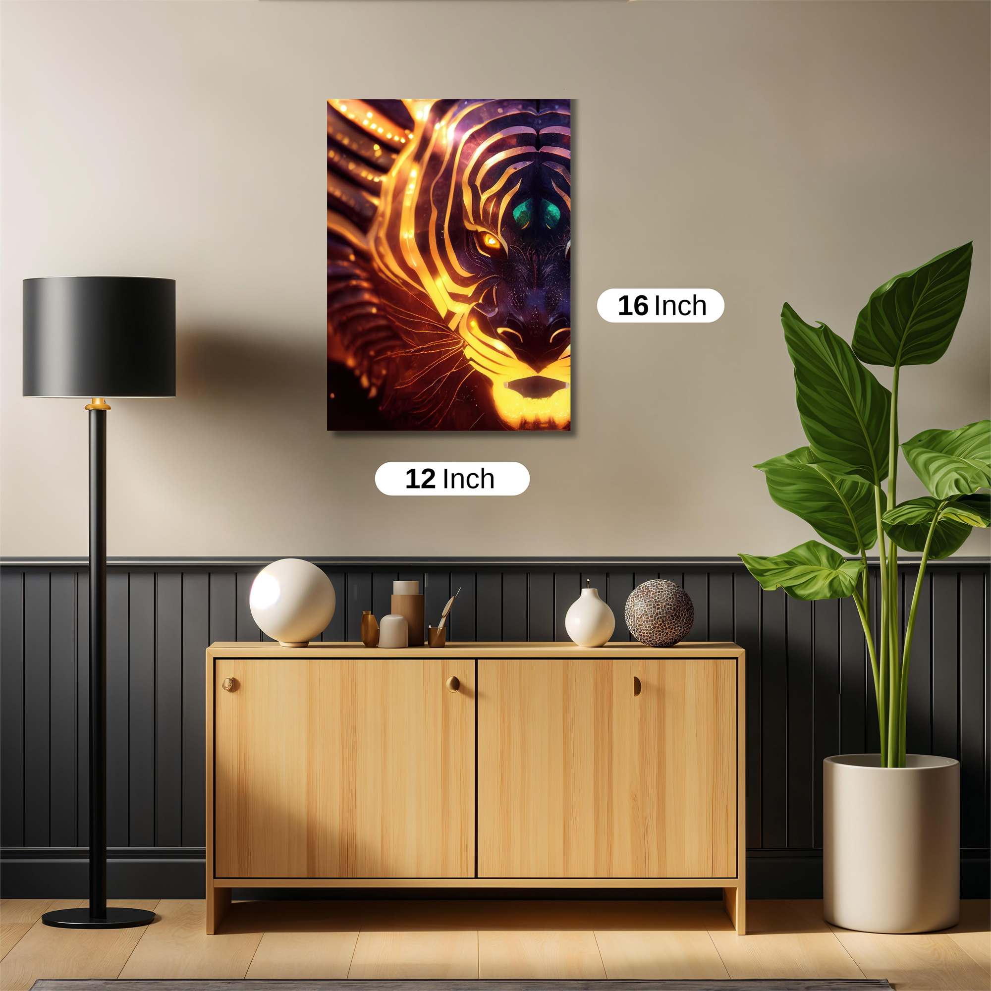 Tiger Blaze Safe Wall Magnetic / M