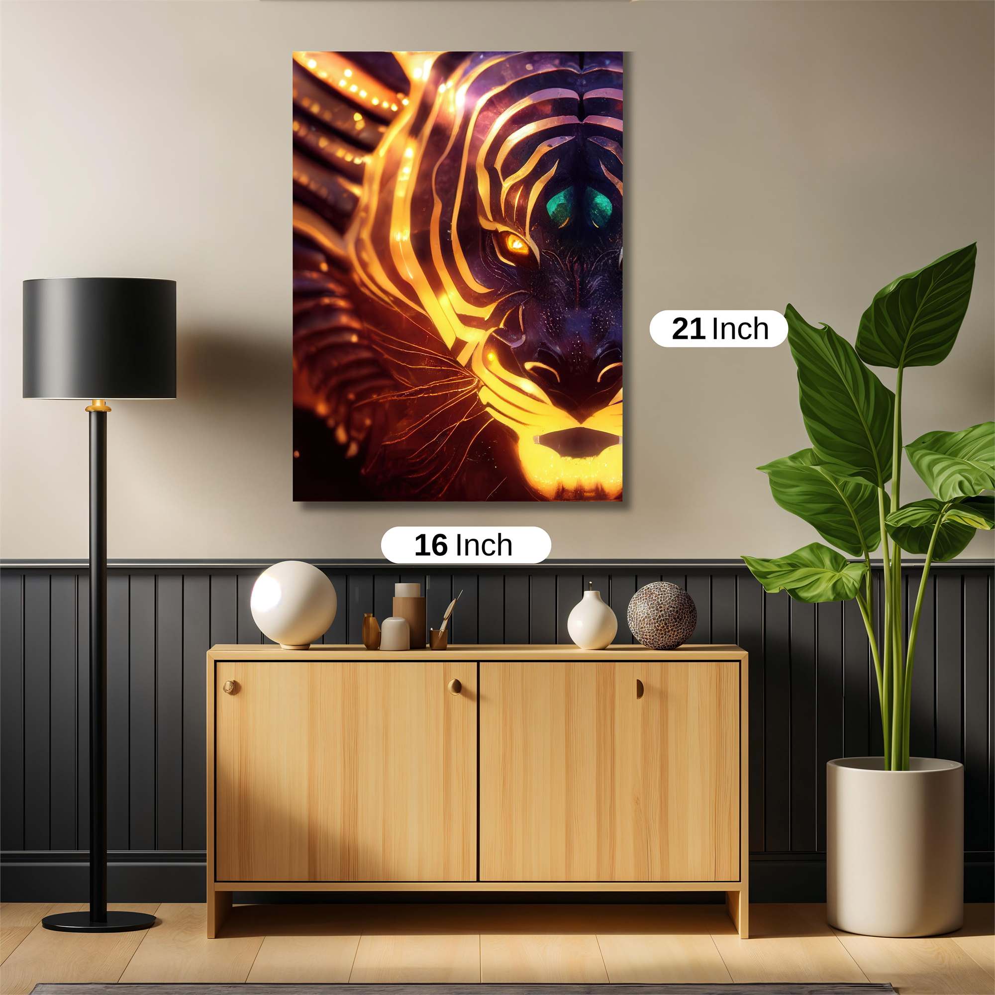 Tiger Blaze Safe Wall Magnetic / M