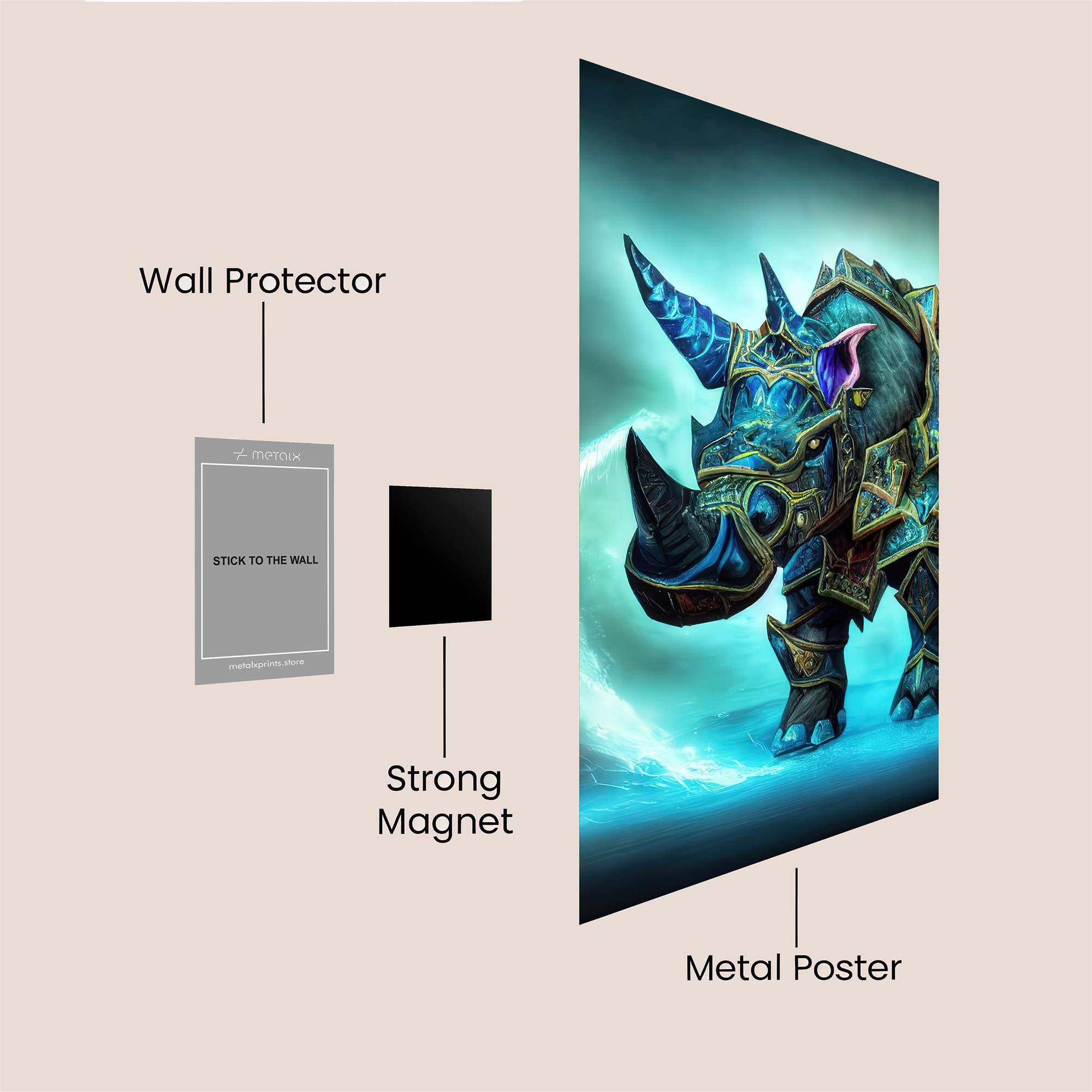 Golden Majesty Safe Wall Magnetic / M