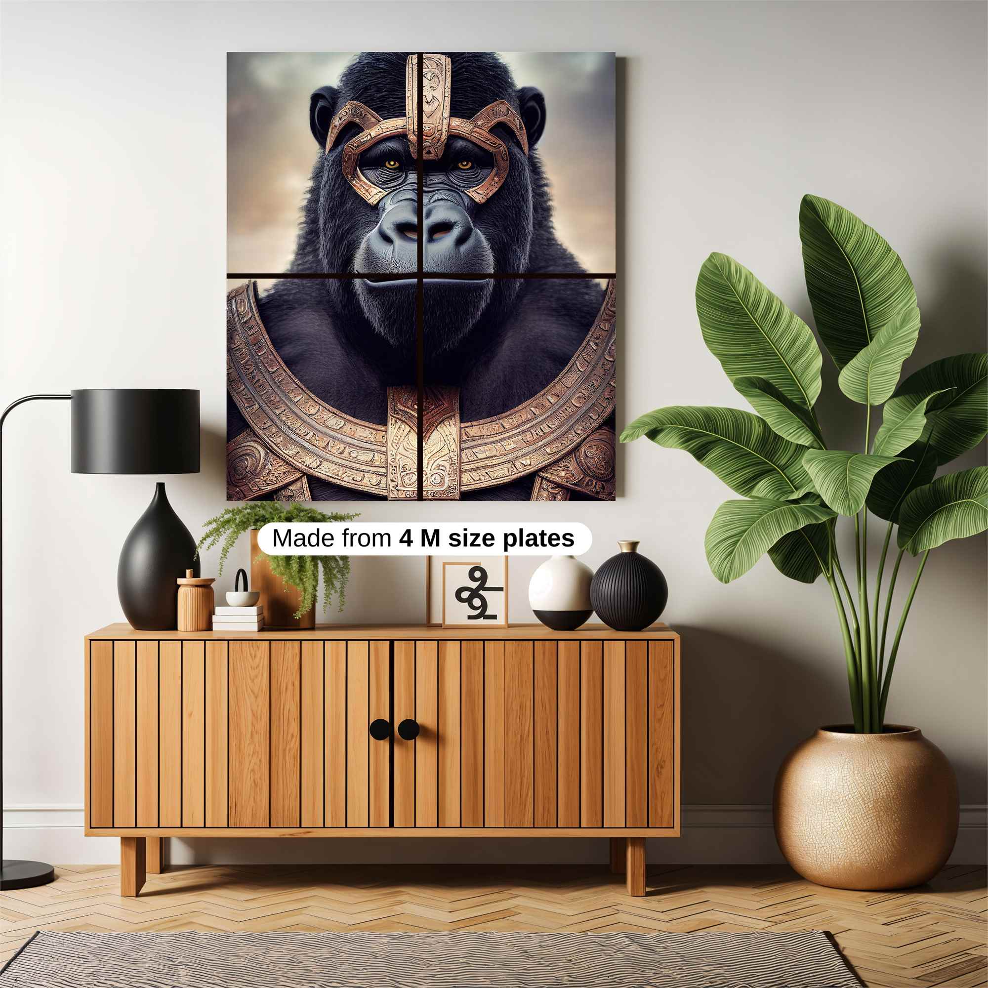 Gorilla Royalty Safe Wall Magnetic / M