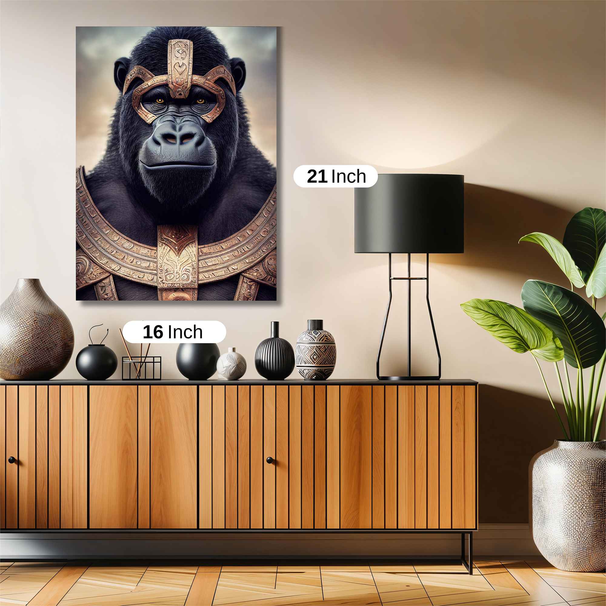 Gorilla Royalty Safe Wall Magnetic / M