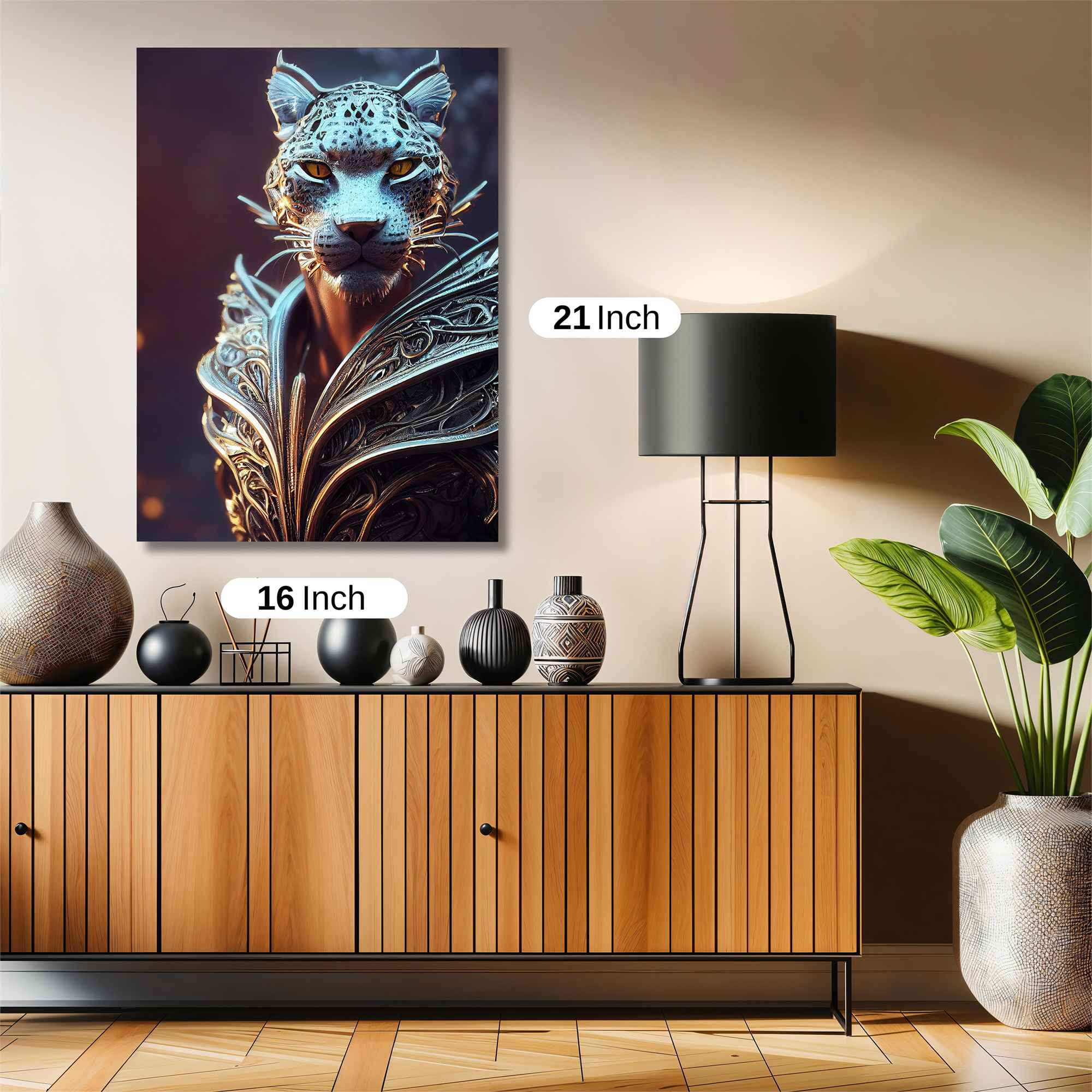 Leopard Enigma Safe Wall Magnetic / M