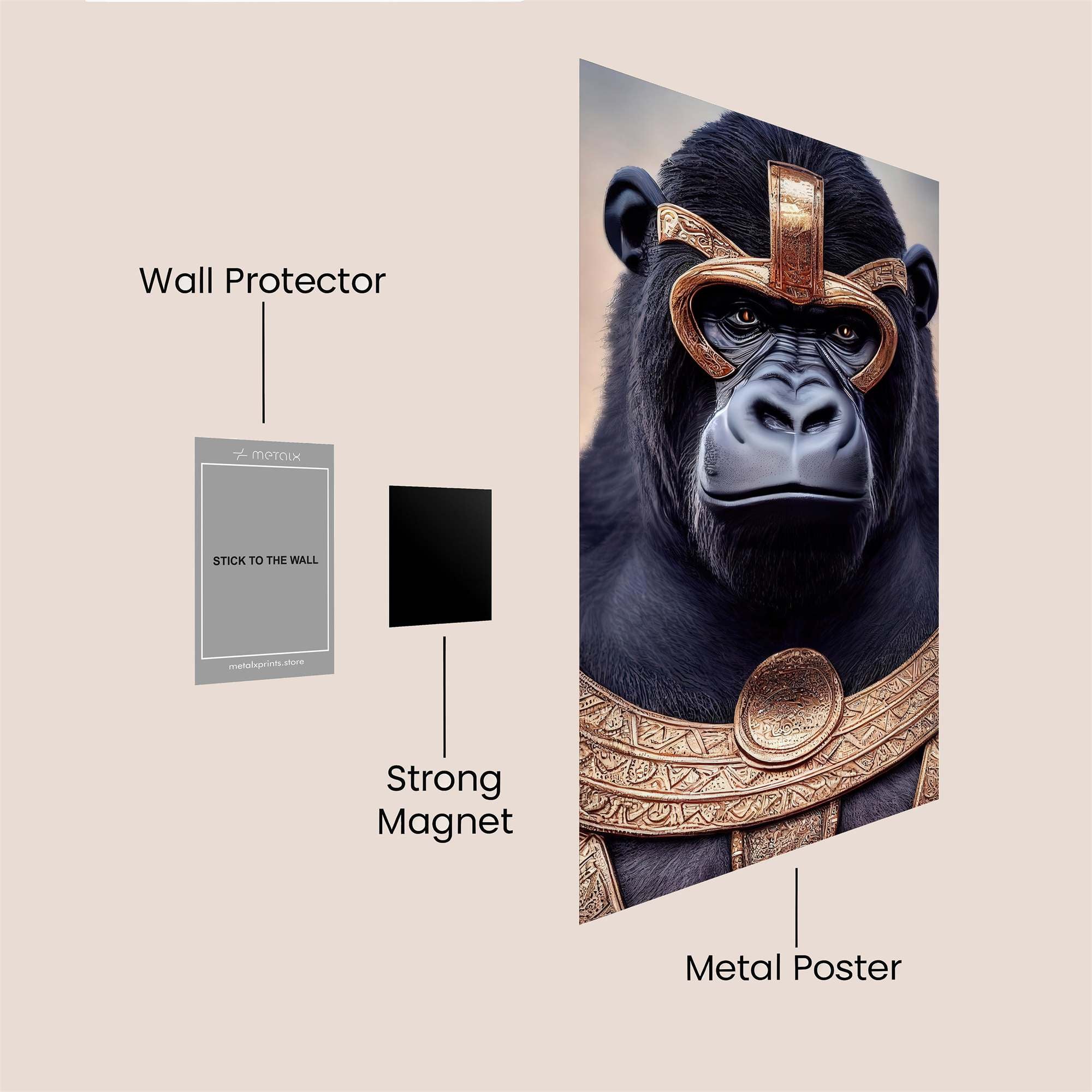 Caesar Regal Safe Wall Magnetic / M