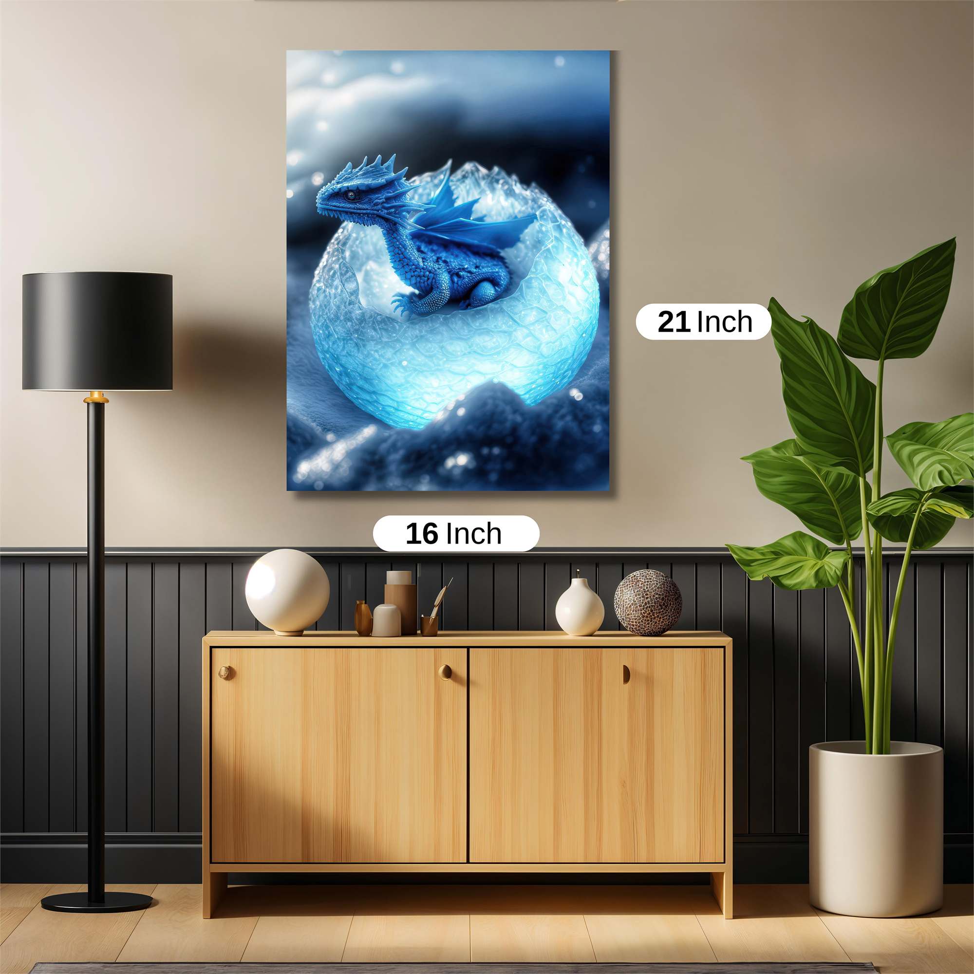 Frostborn Hatchling Safe Wall Magnetic / M