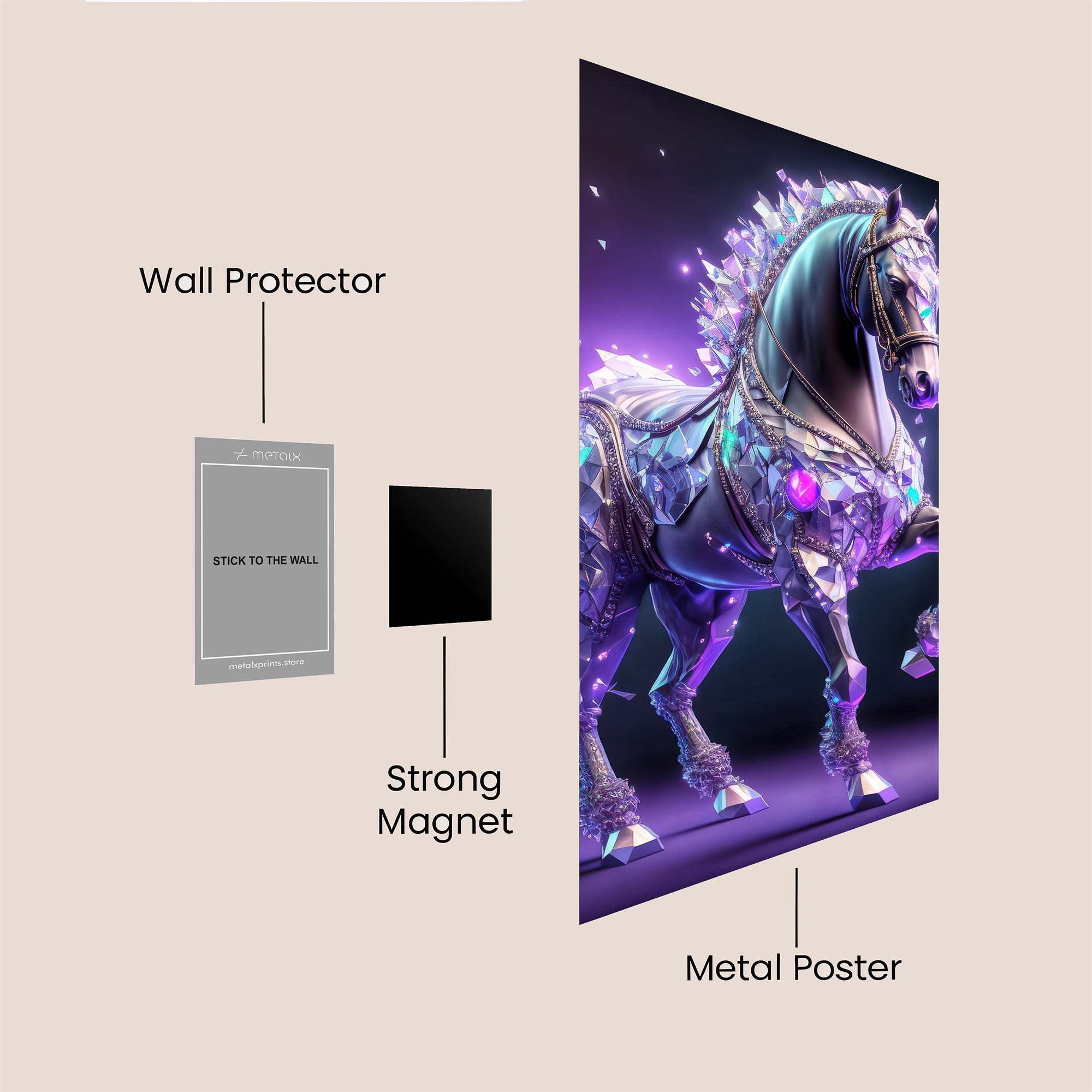 Crystal Majesty Safe Wall Magnetic / M