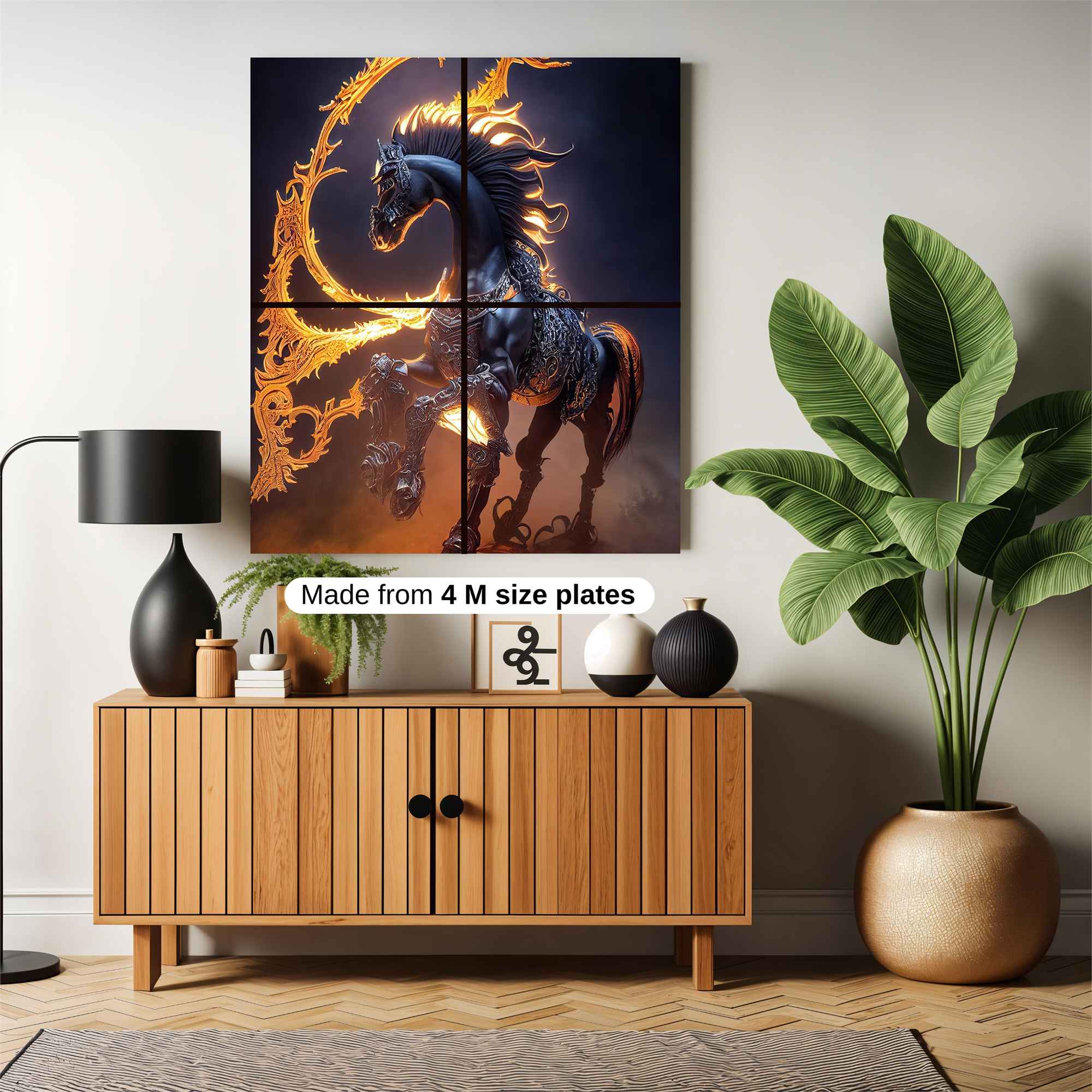 Flame Stallion Safe Wall Magnetic / M
