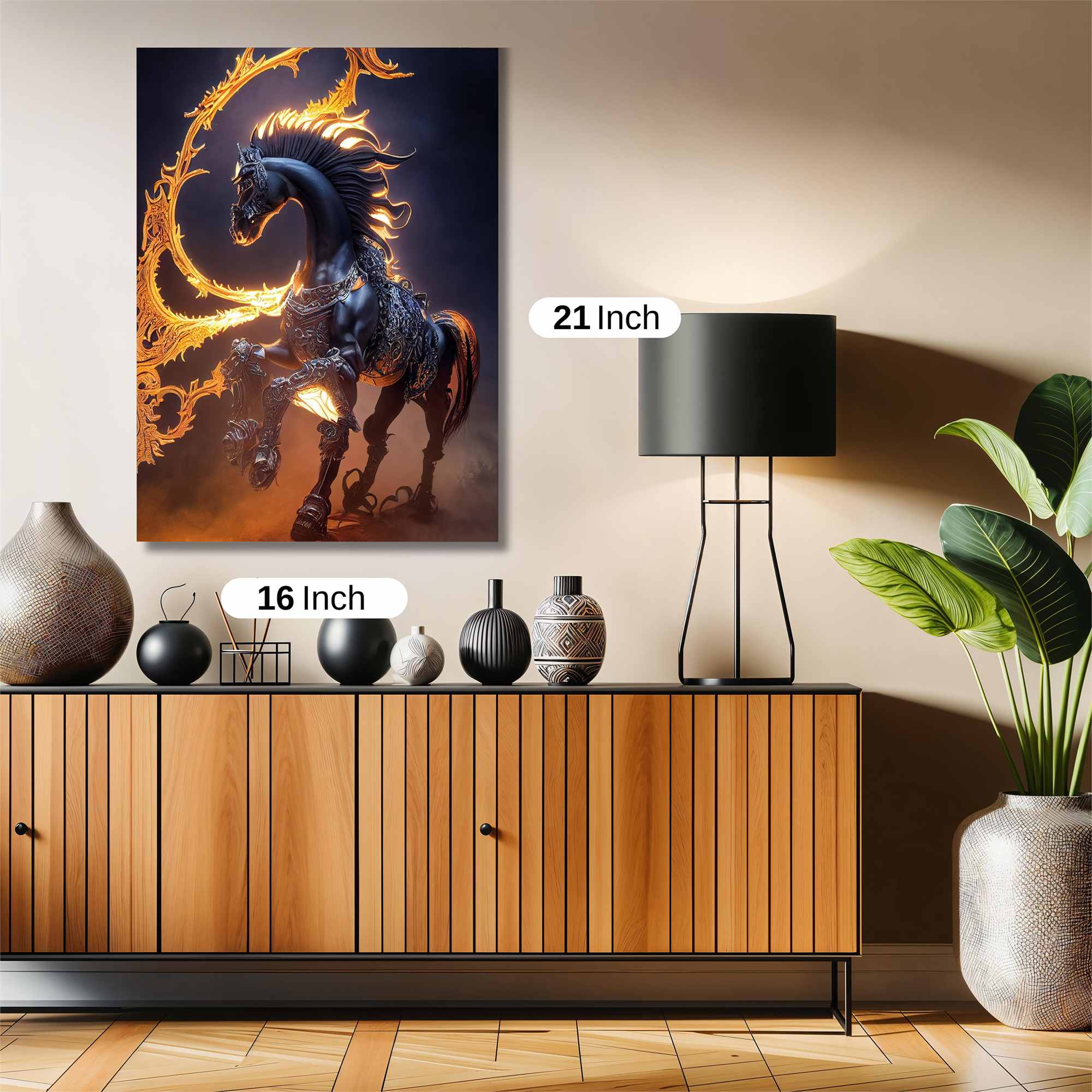 Flame Stallion Safe Wall Magnetic / M