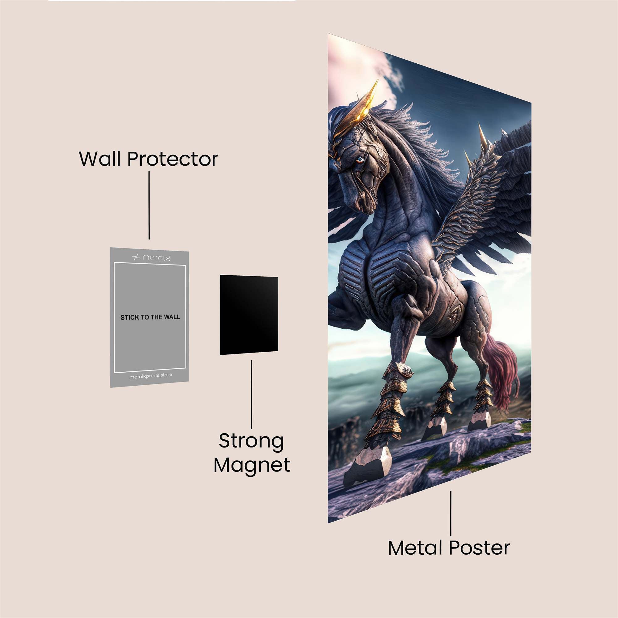 Pegasus Majestic Safe Wall Magnetic / M