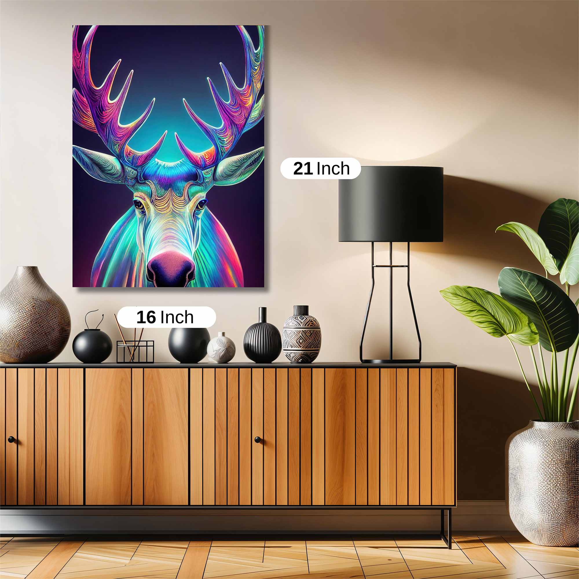 Neon Stag Safe Wall Magnetic / M