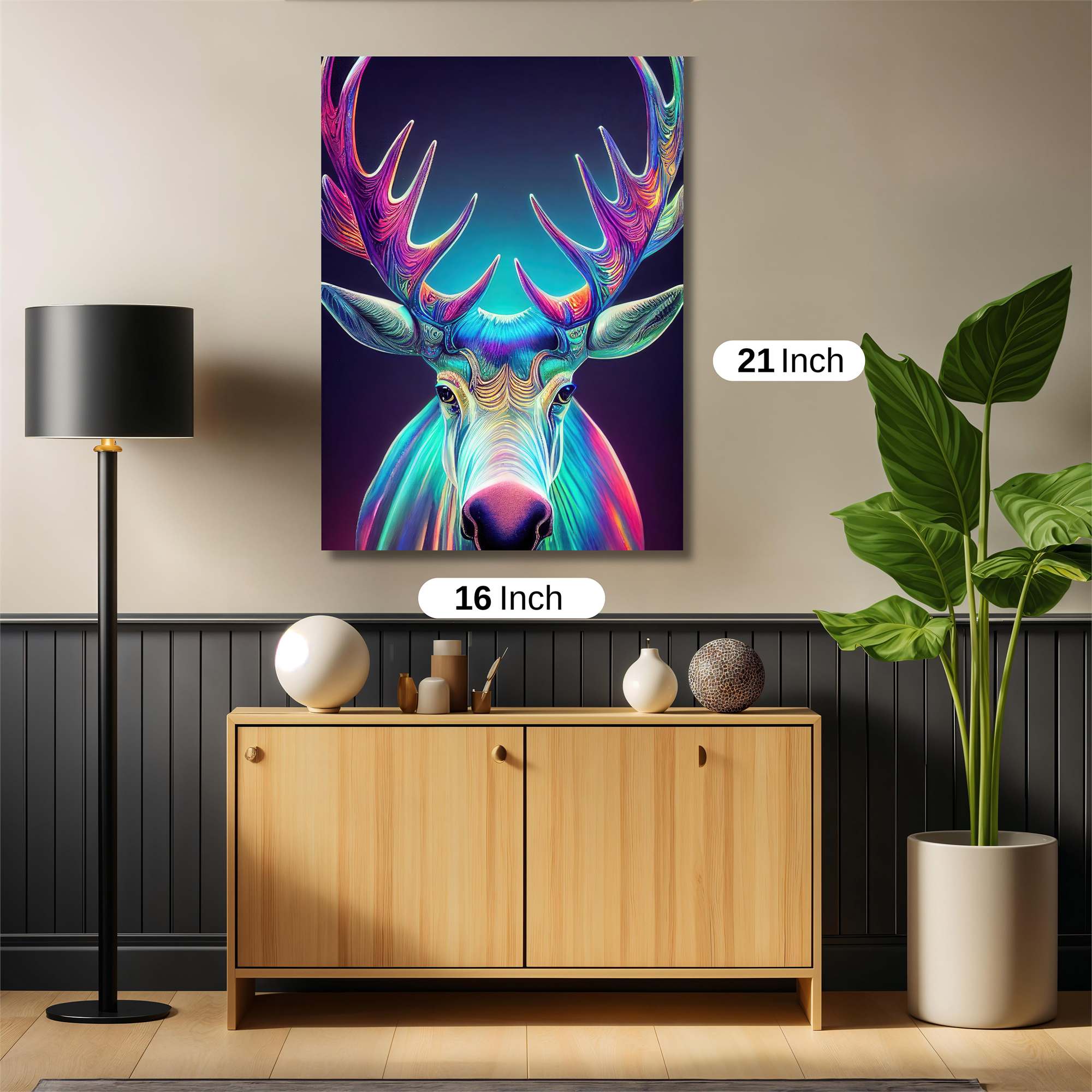 Neon Stag Safe Wall Magnetic / M