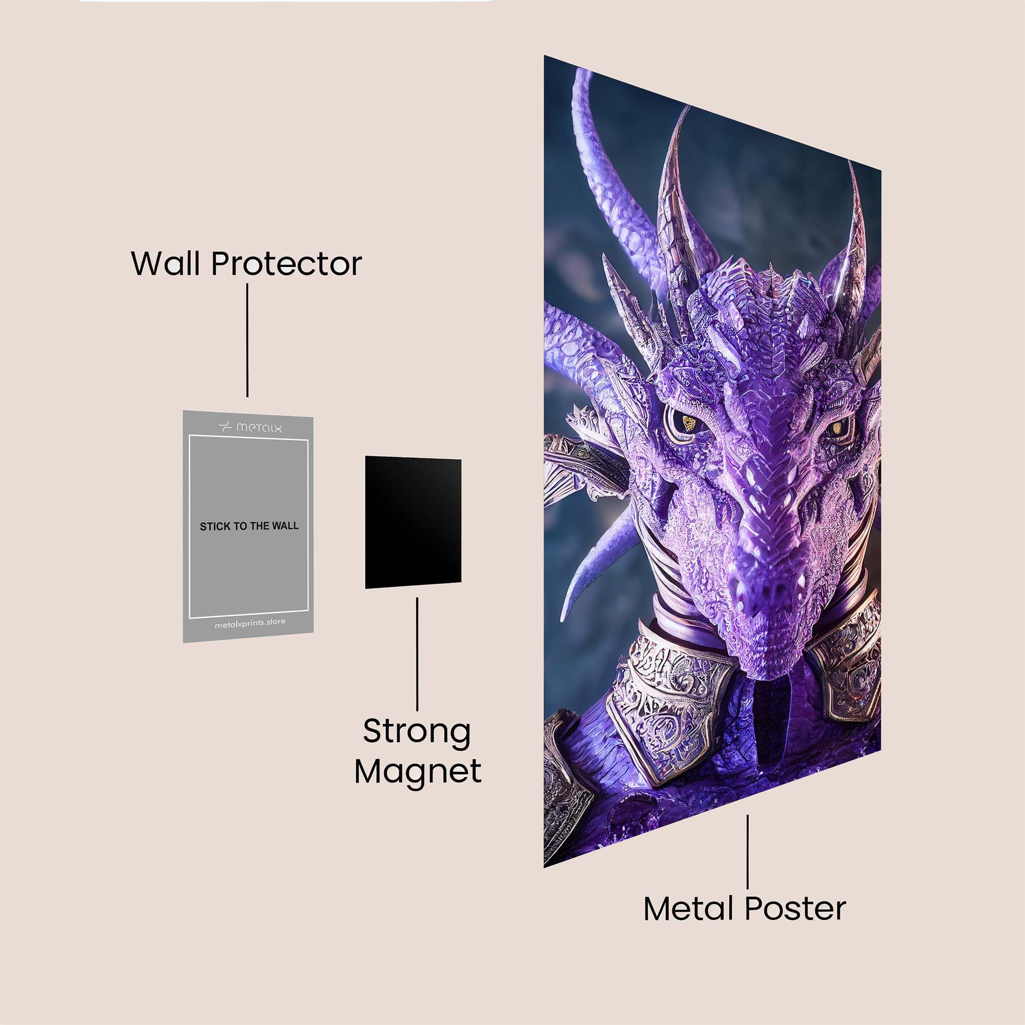 Dragon Majesty Safe Wall Magnetic / M