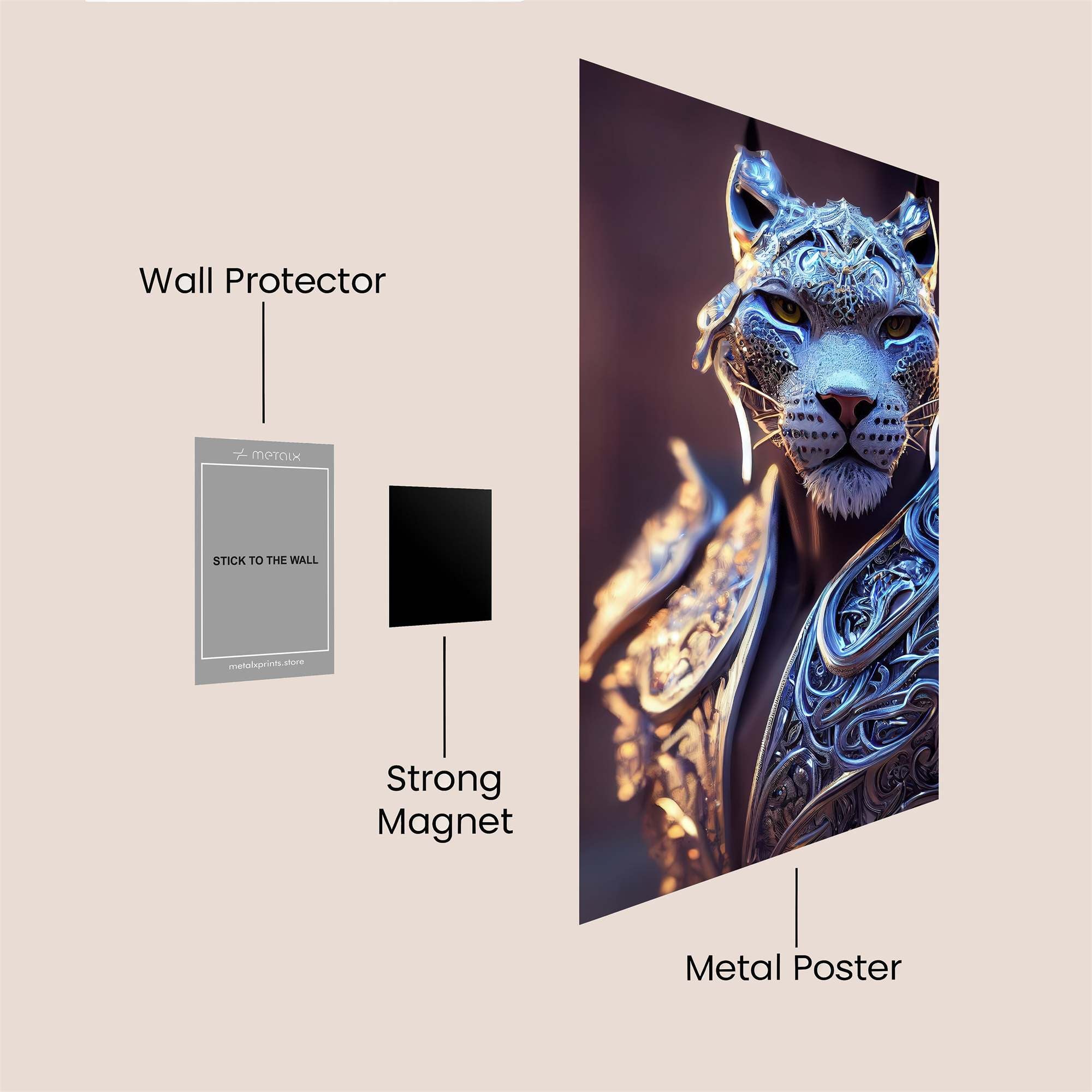 Lynx Majestic Safe Wall Magnetic / M