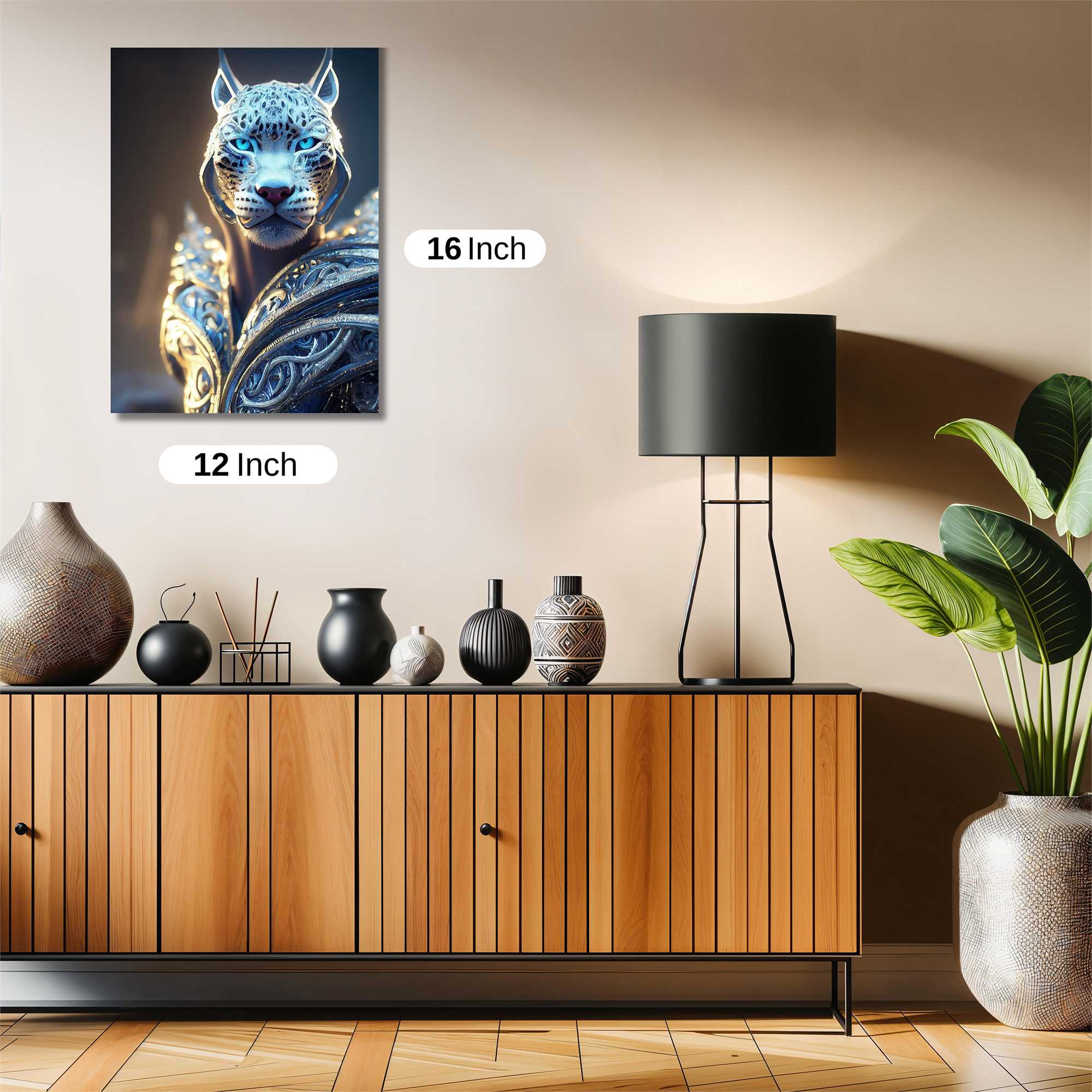 Leopard Enigma Safe Wall Magnetic / M