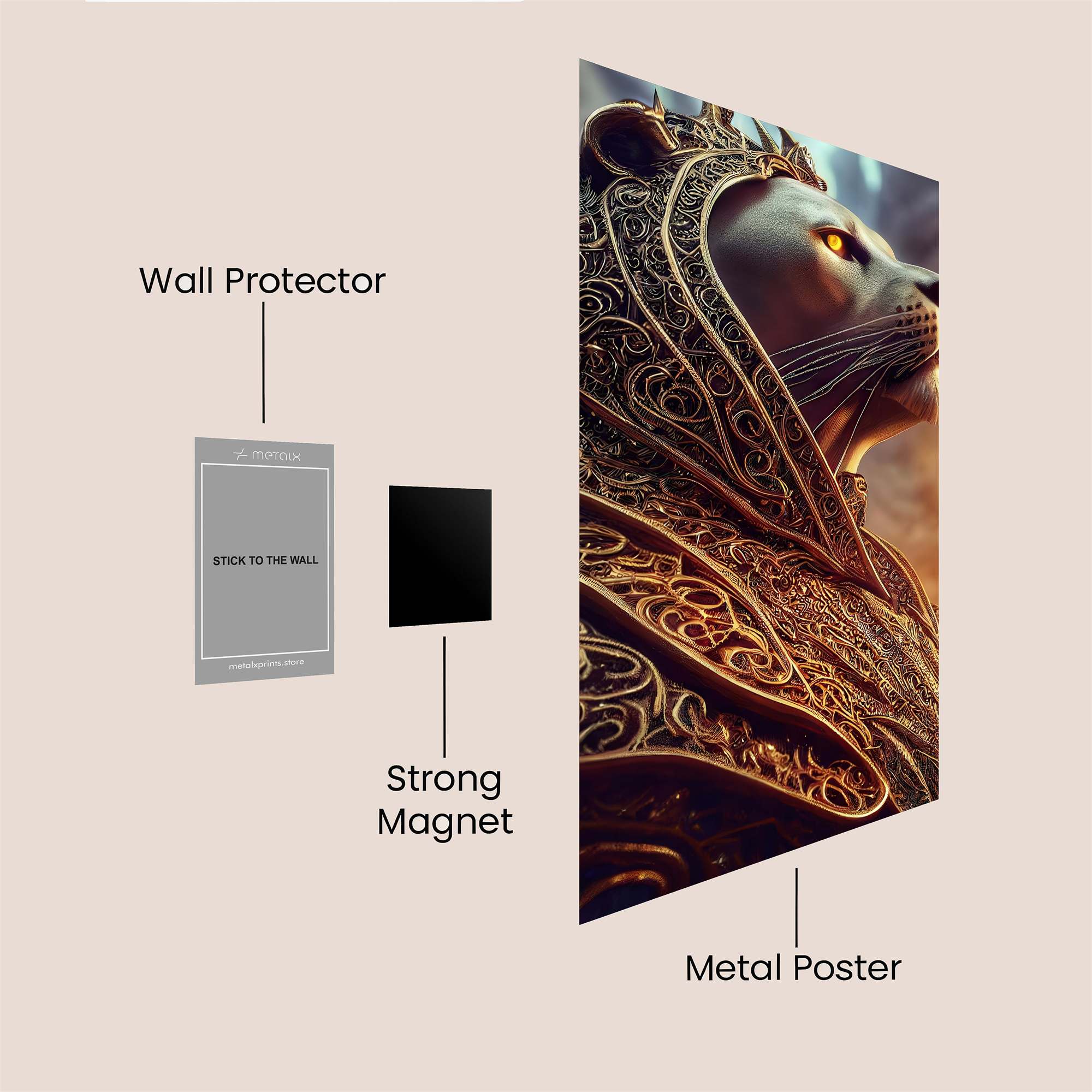 Regal Majesty Safe Wall Magnetic / M