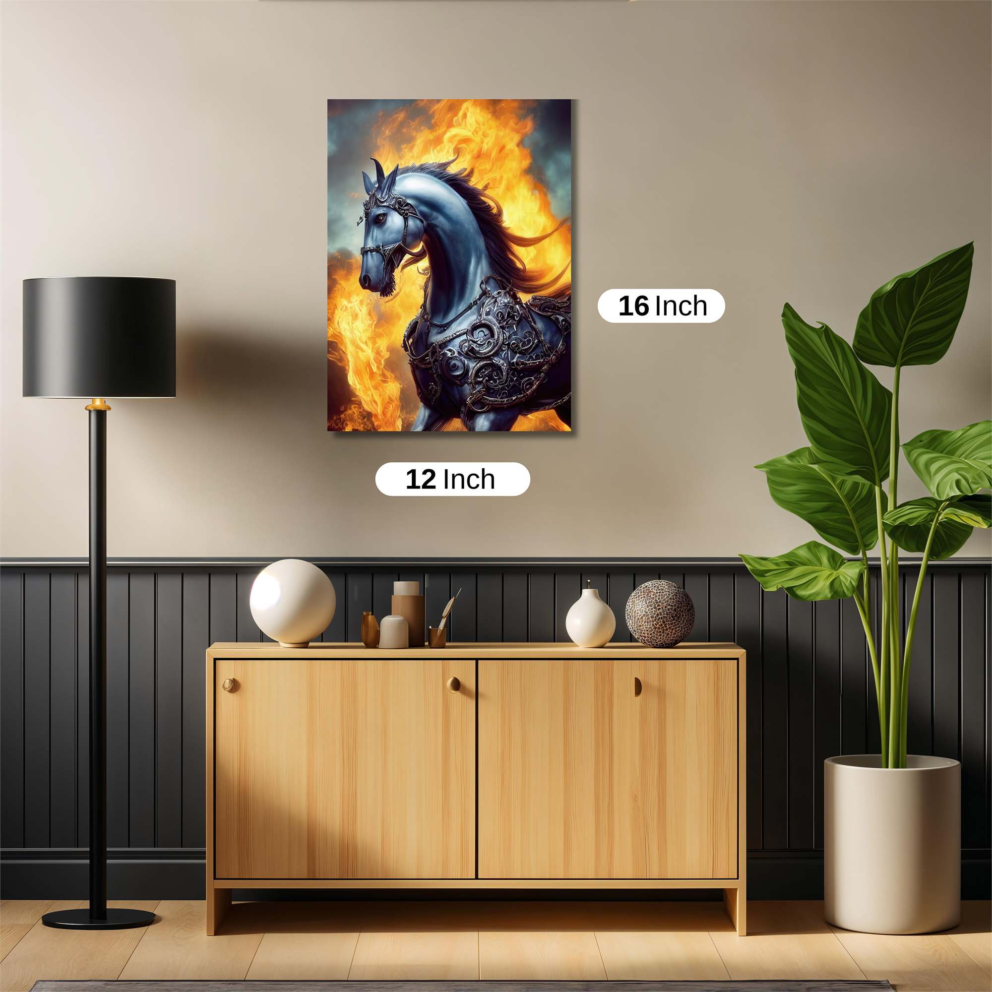Fiery Majesty Safe Wall Magnetic / M