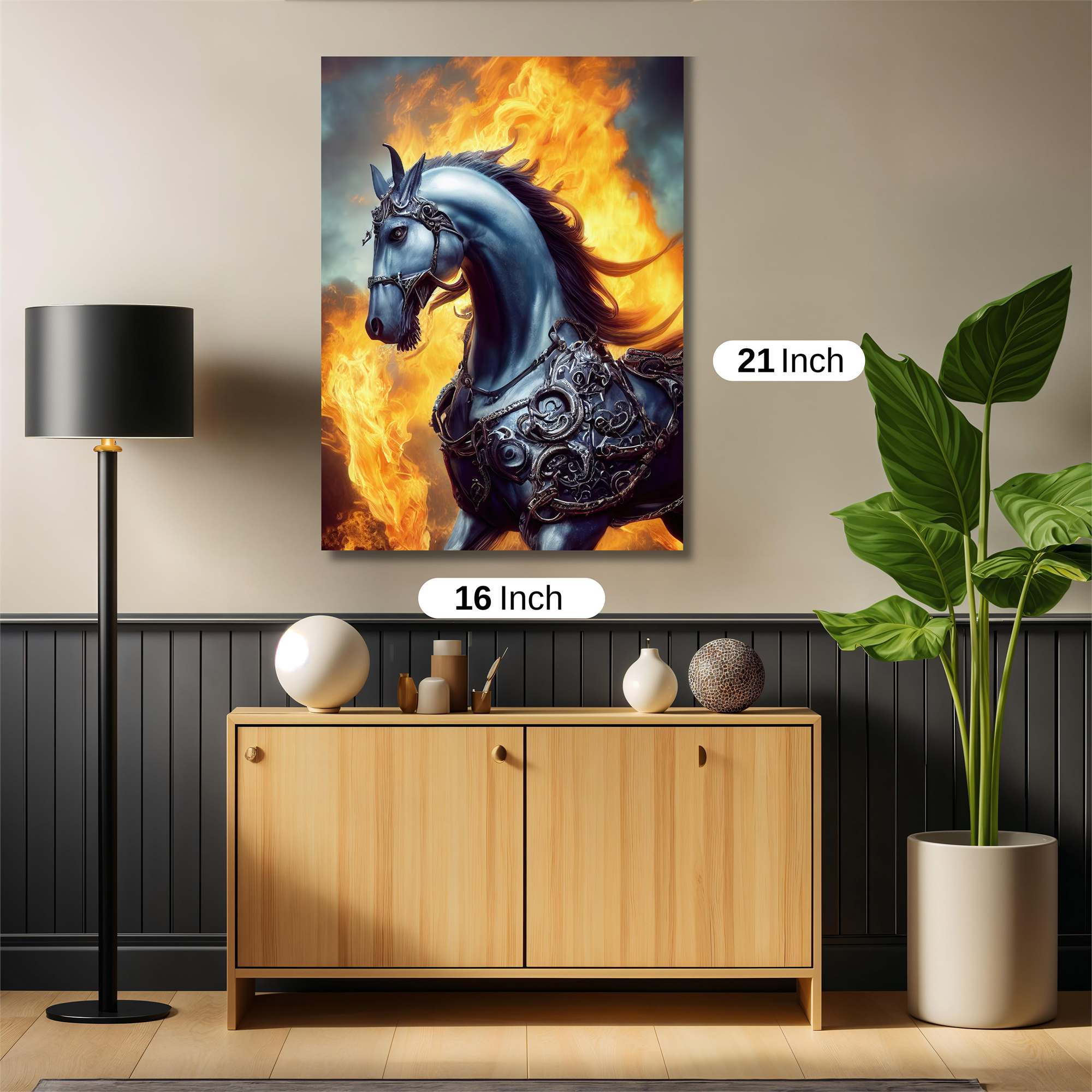 Fiery Majesty Safe Wall Magnetic / M