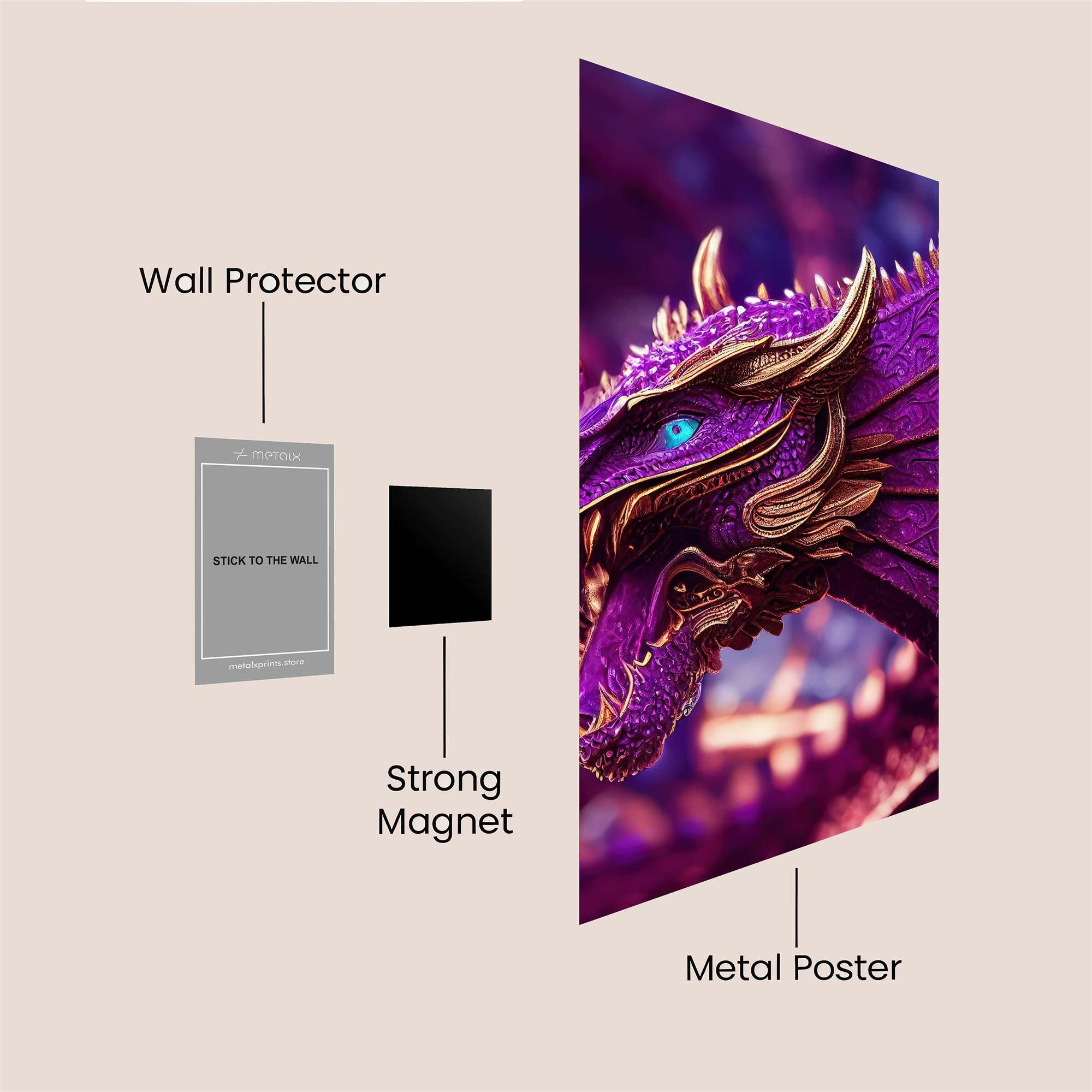 Dragon Enigma Safe Wall Magnetic / M