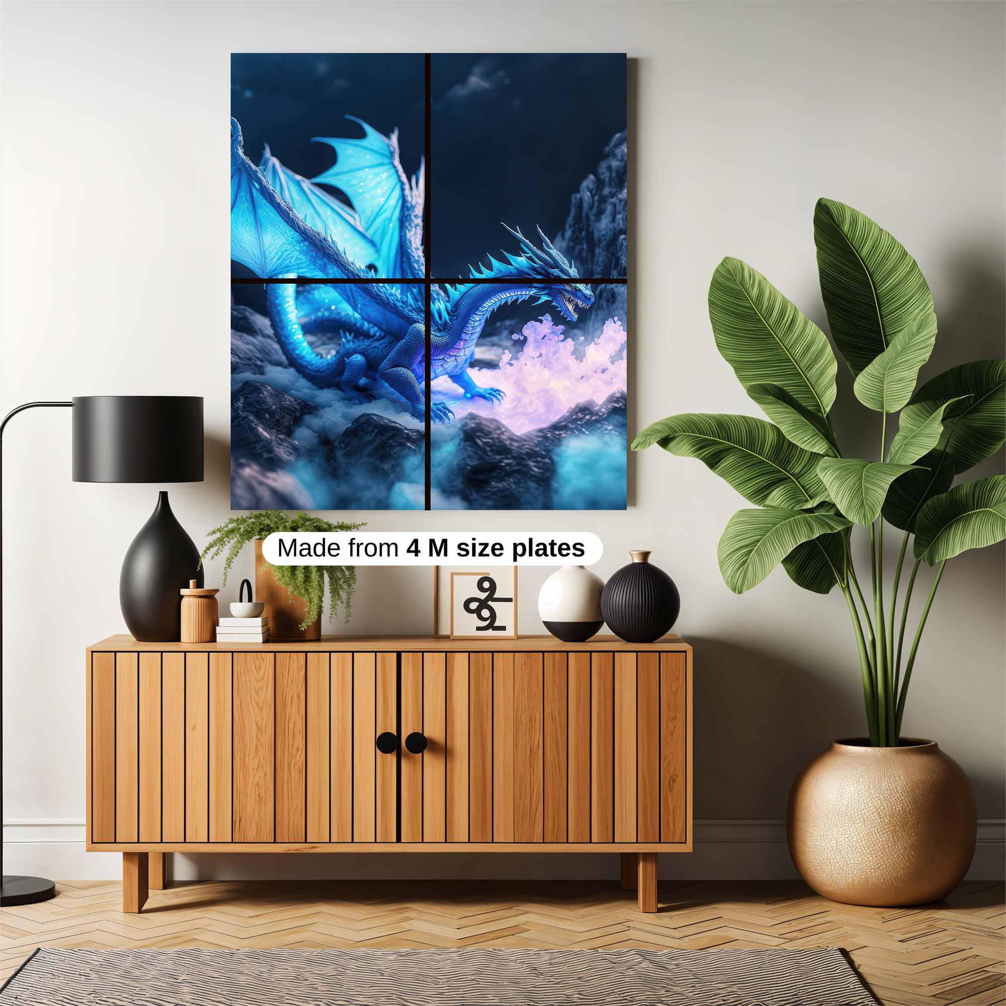 Azure Majesty Safe Wall Magnetic / M