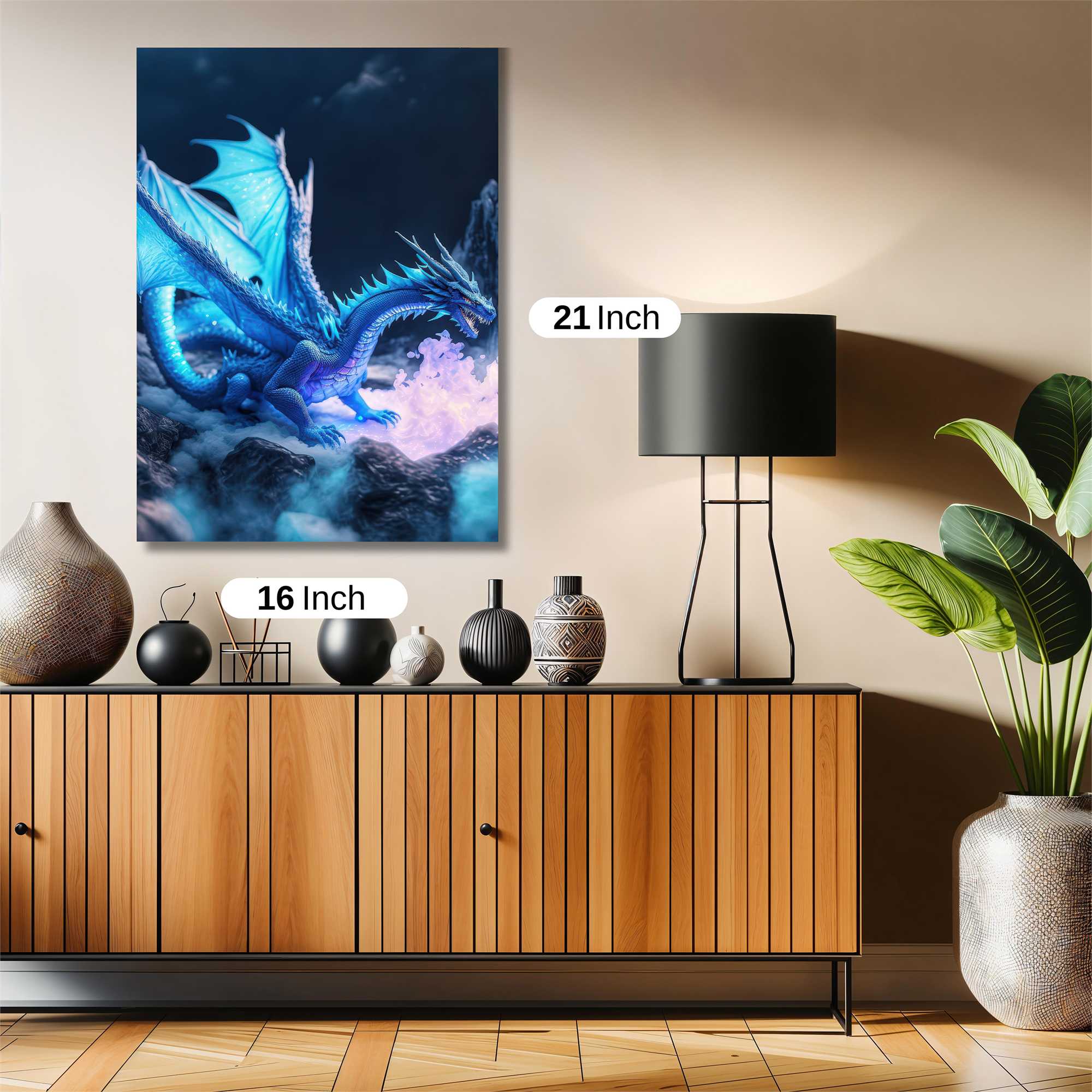 Azure Majesty Safe Wall Magnetic / M