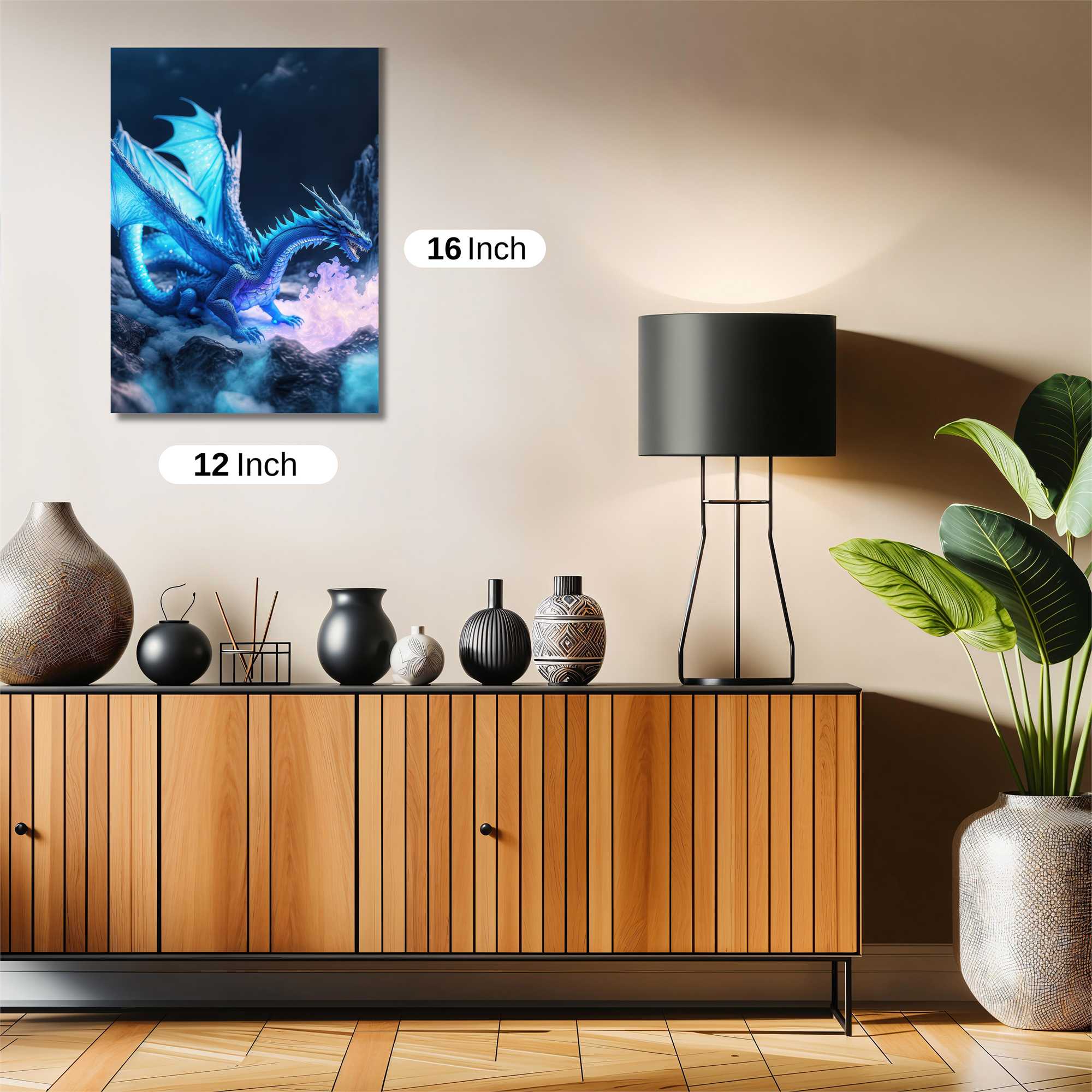 Azure Majesty Safe Wall Magnetic / M