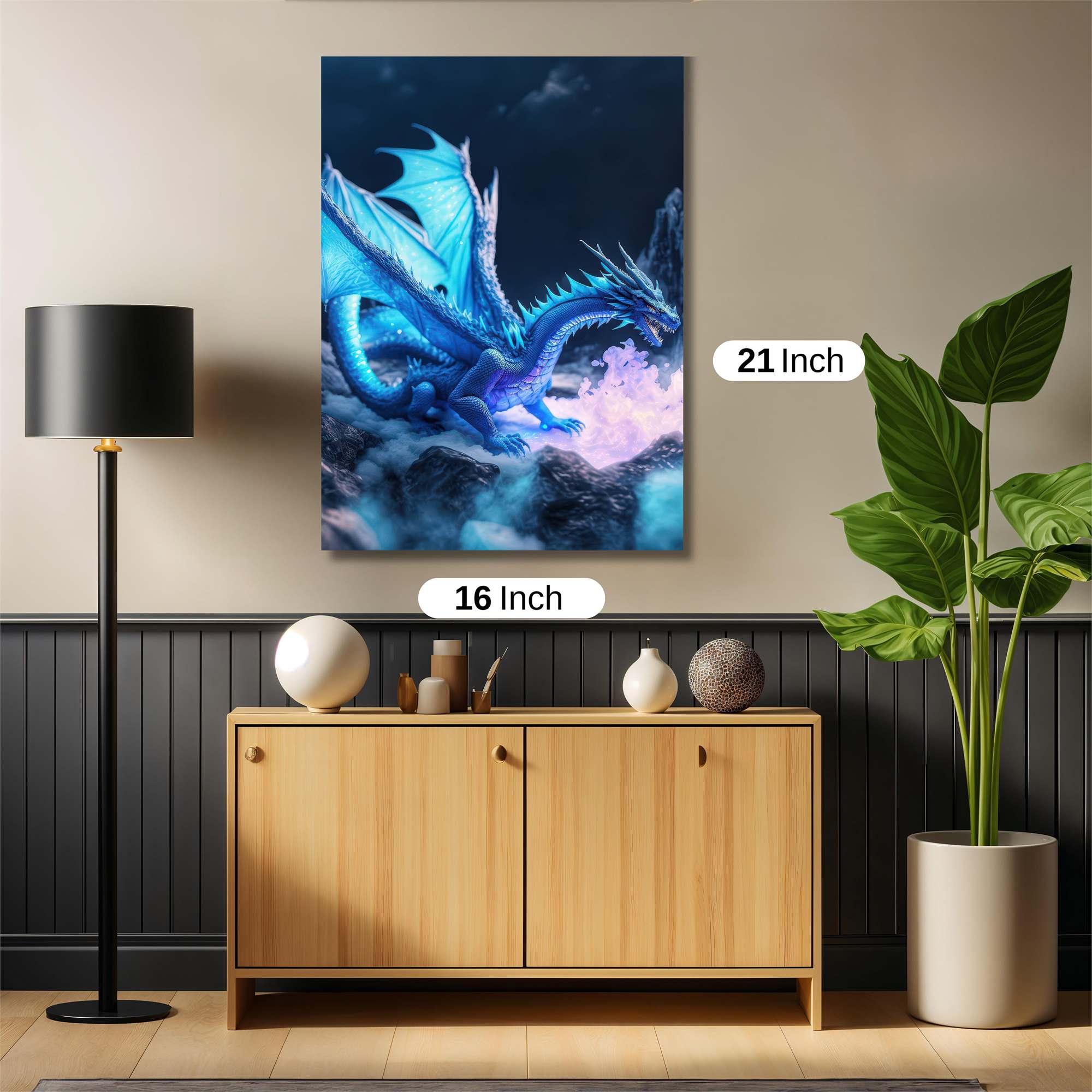 Azure Majesty Safe Wall Magnetic / M