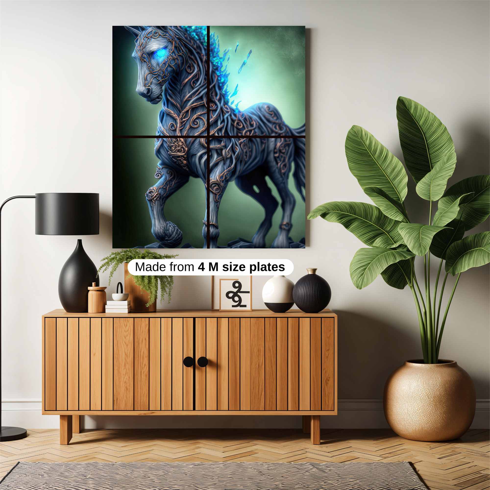 Mystic Steed Safe Wall Magnetic / M