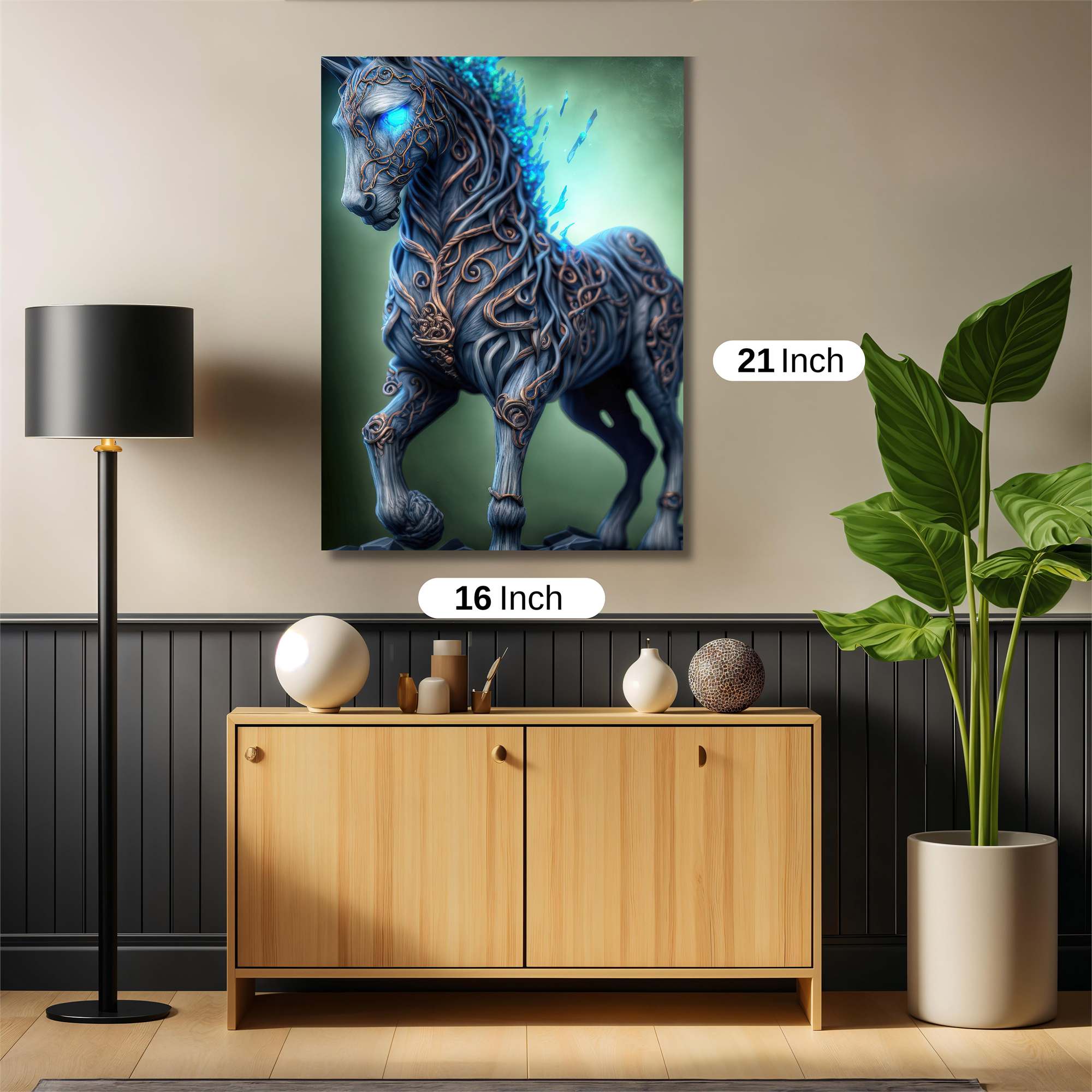 Mystic Steed Safe Wall Magnetic / M