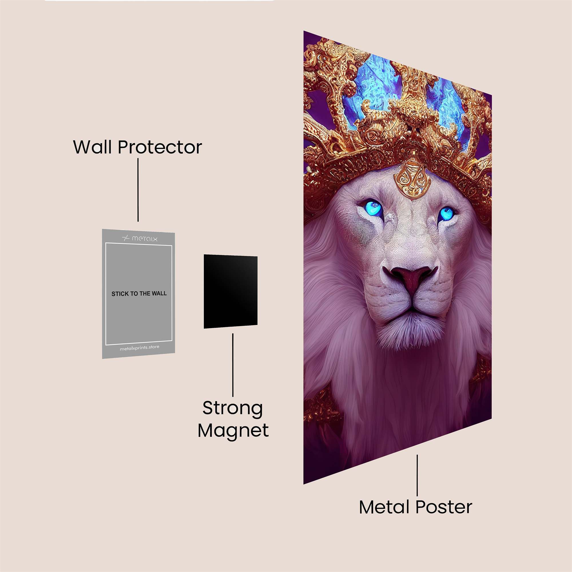 Majestic Radiance Safe Wall Magnetic / M