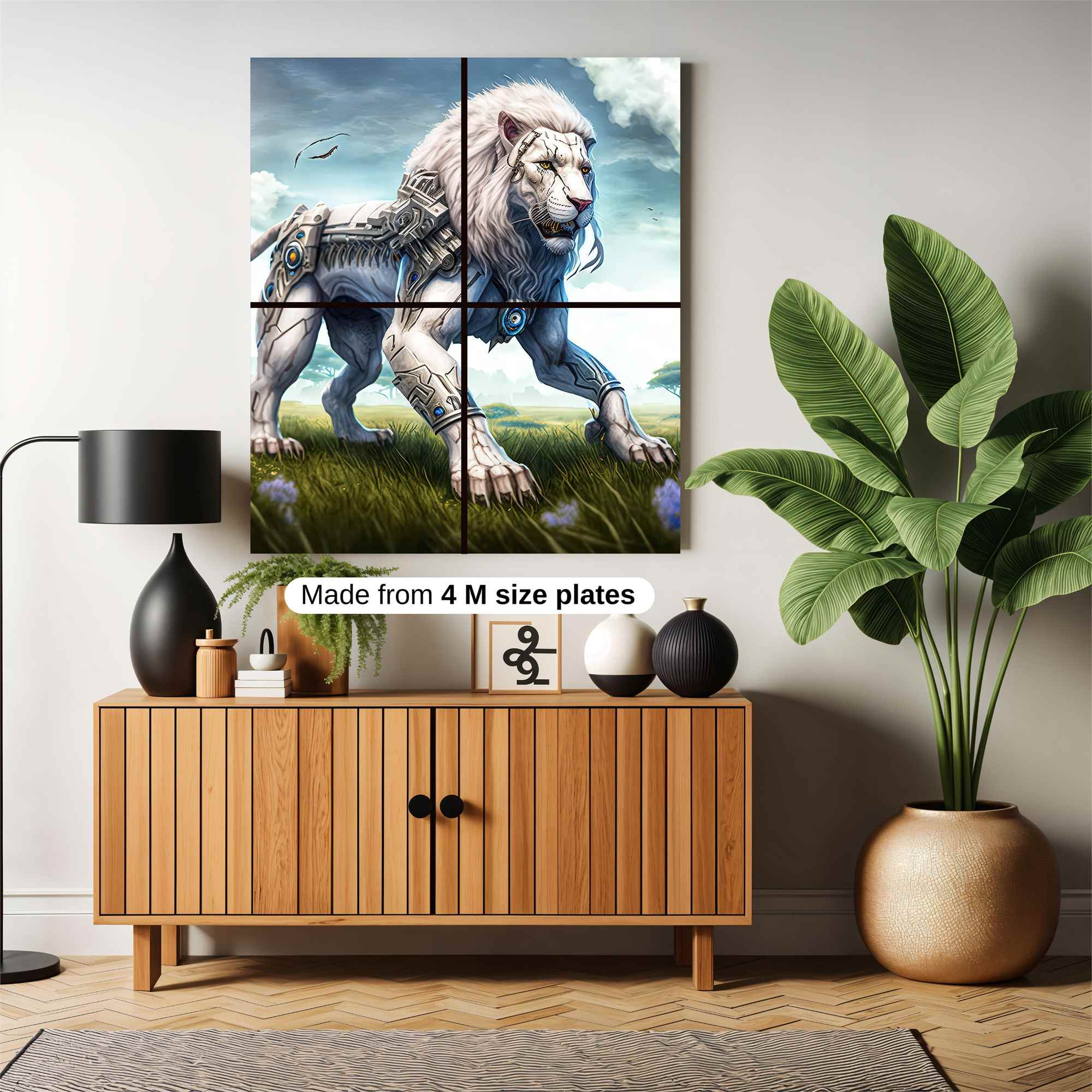 Cyber Lion Safe Wall Magnetic / M