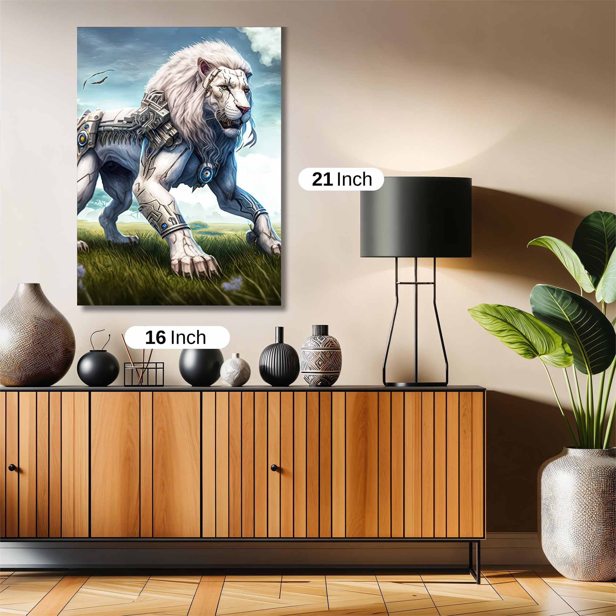 Cyber Lion Safe Wall Magnetic / M