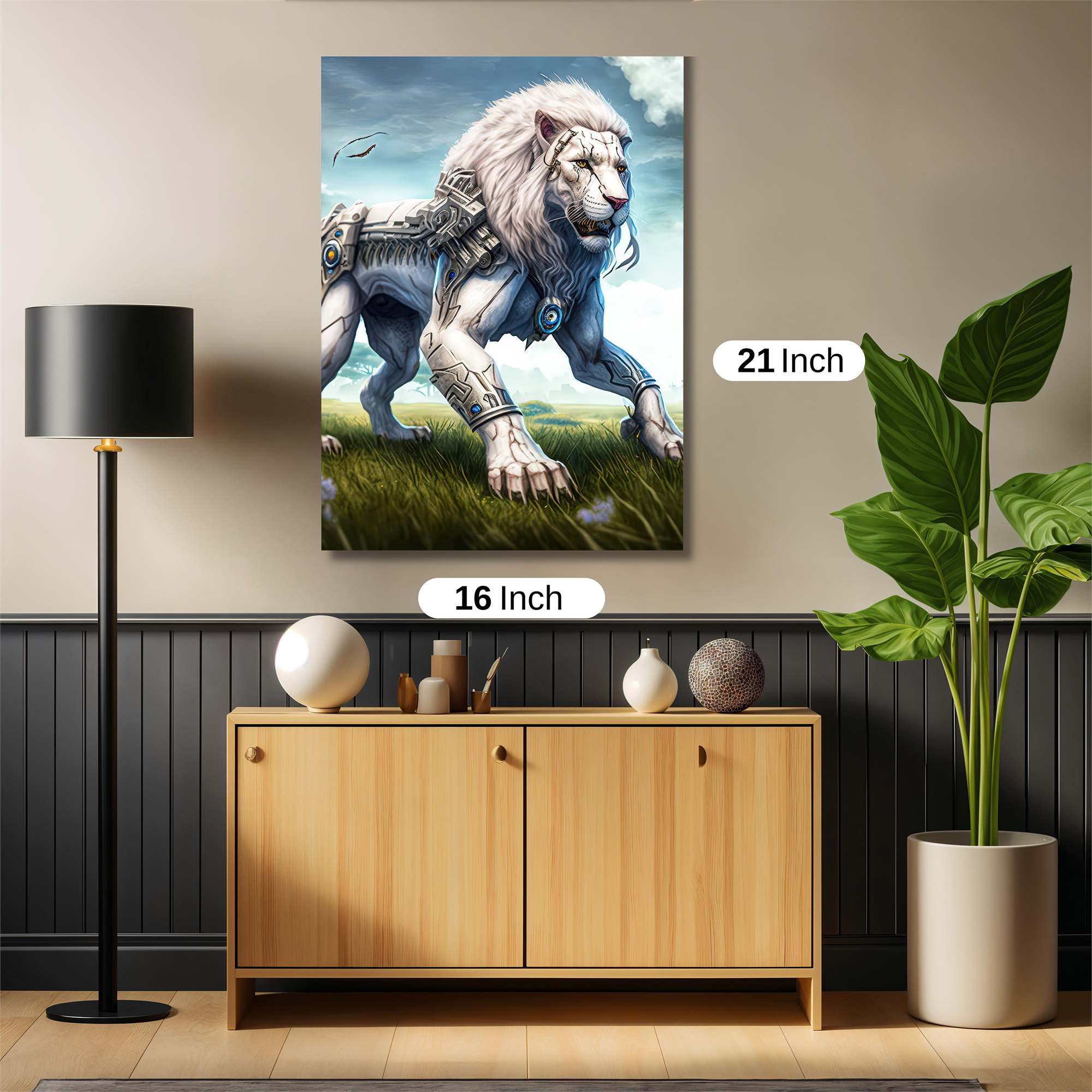 Cyber Lion Safe Wall Magnetic / M